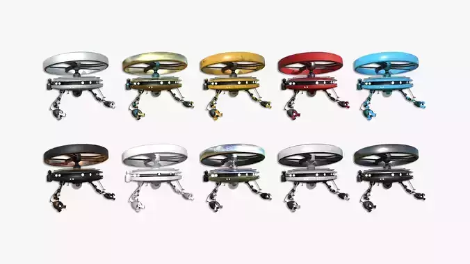 10 Flying Robot I Collection - SciFi Character Design 