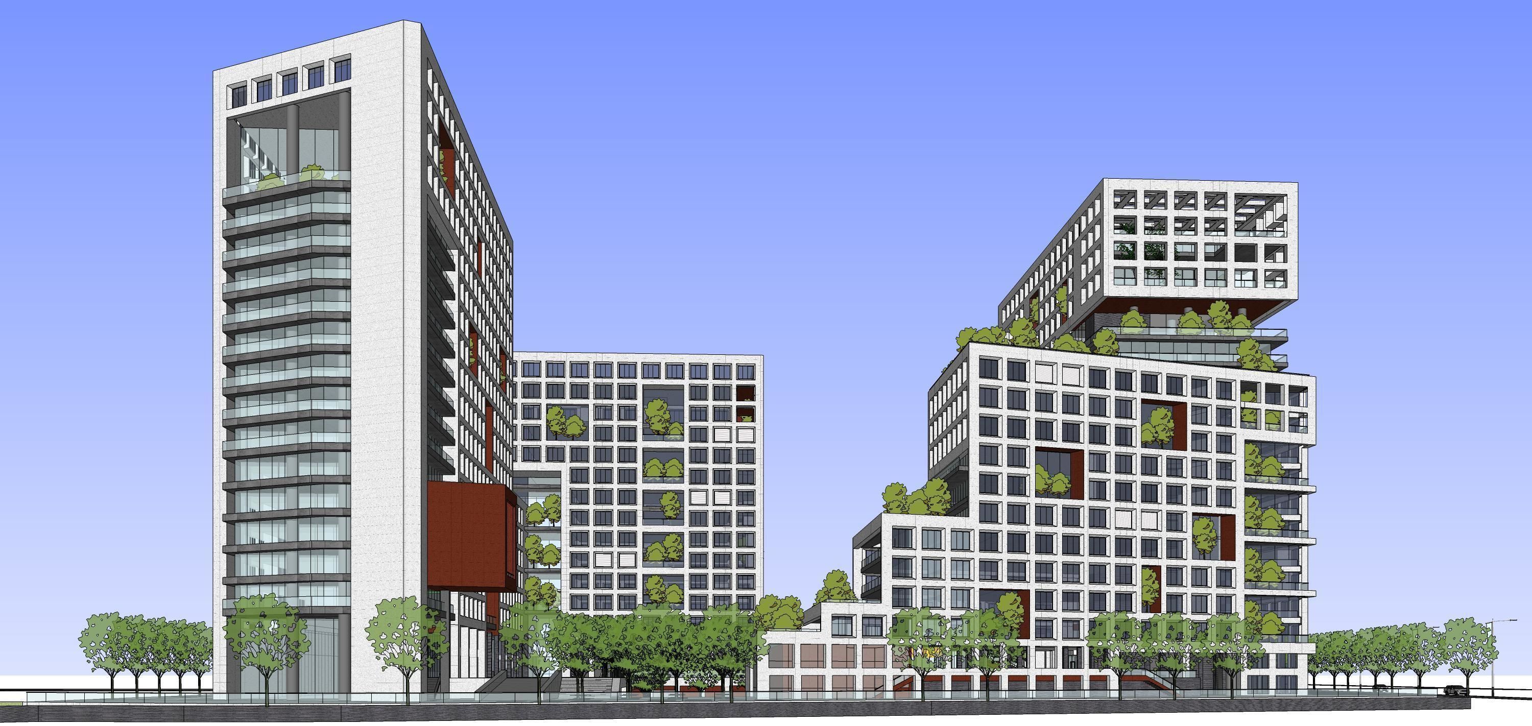 Sketchup Commercial Office Complex 213 3D model_6