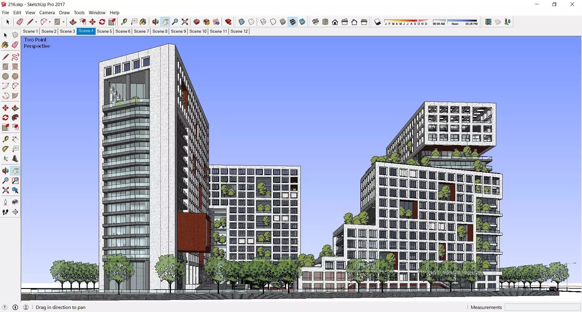 Sketchup Commercial Office Complex 213 3D model_0