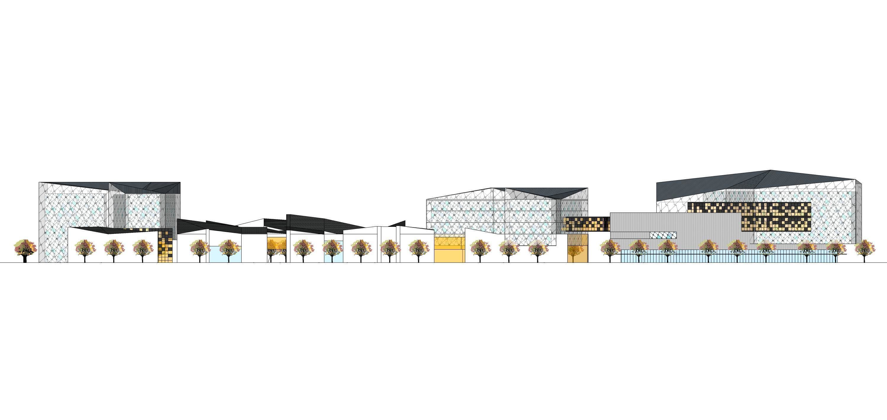 Sketchup Commercial Office Complex 214 3D model | CGTrader