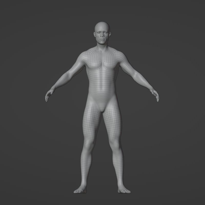 Character Male 3D model_2