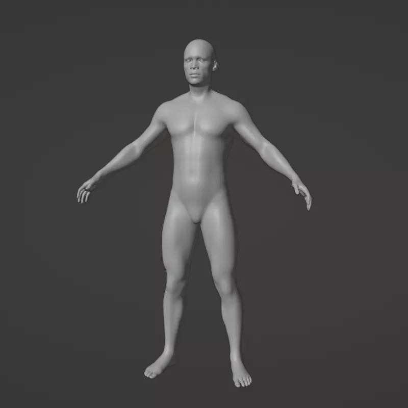 Character Male 3D model_0