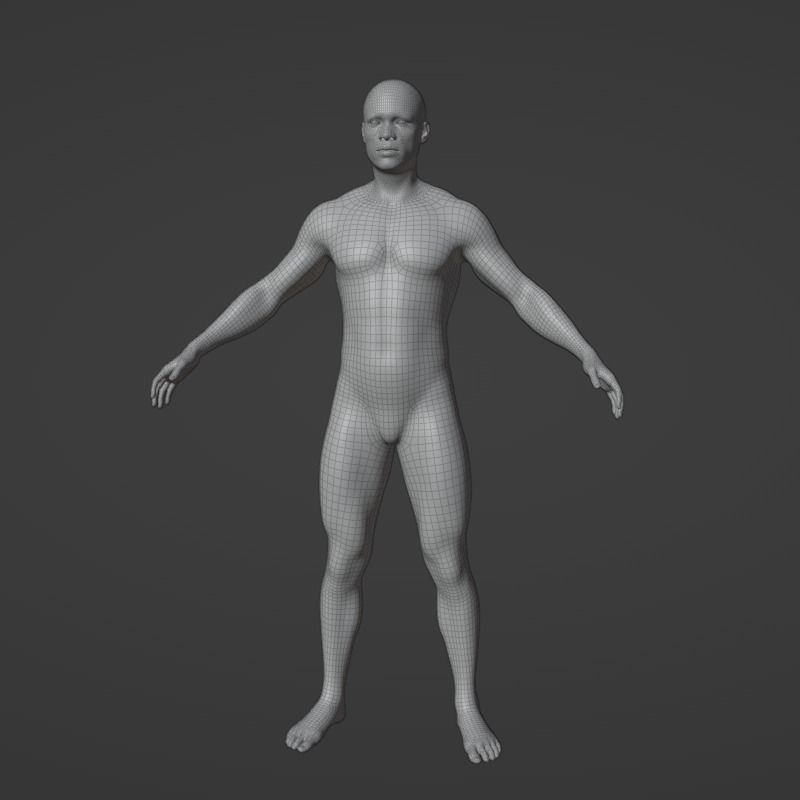 Character Male 3D model_1