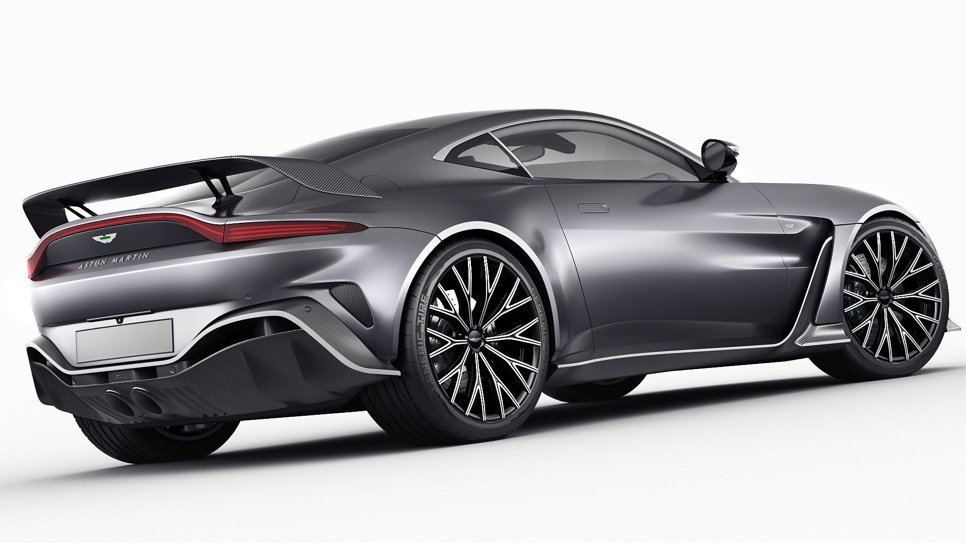 Aston Martin V12 Vantage 2023 3D model_11