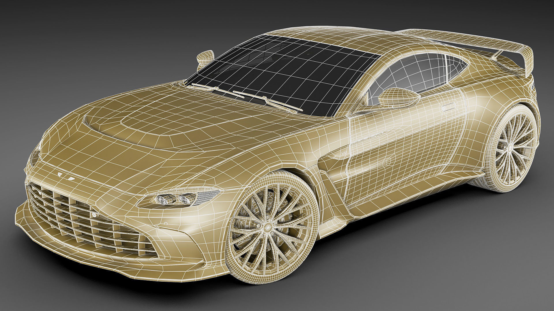 Aston Martin V12 Vantage 2023 3D model_26