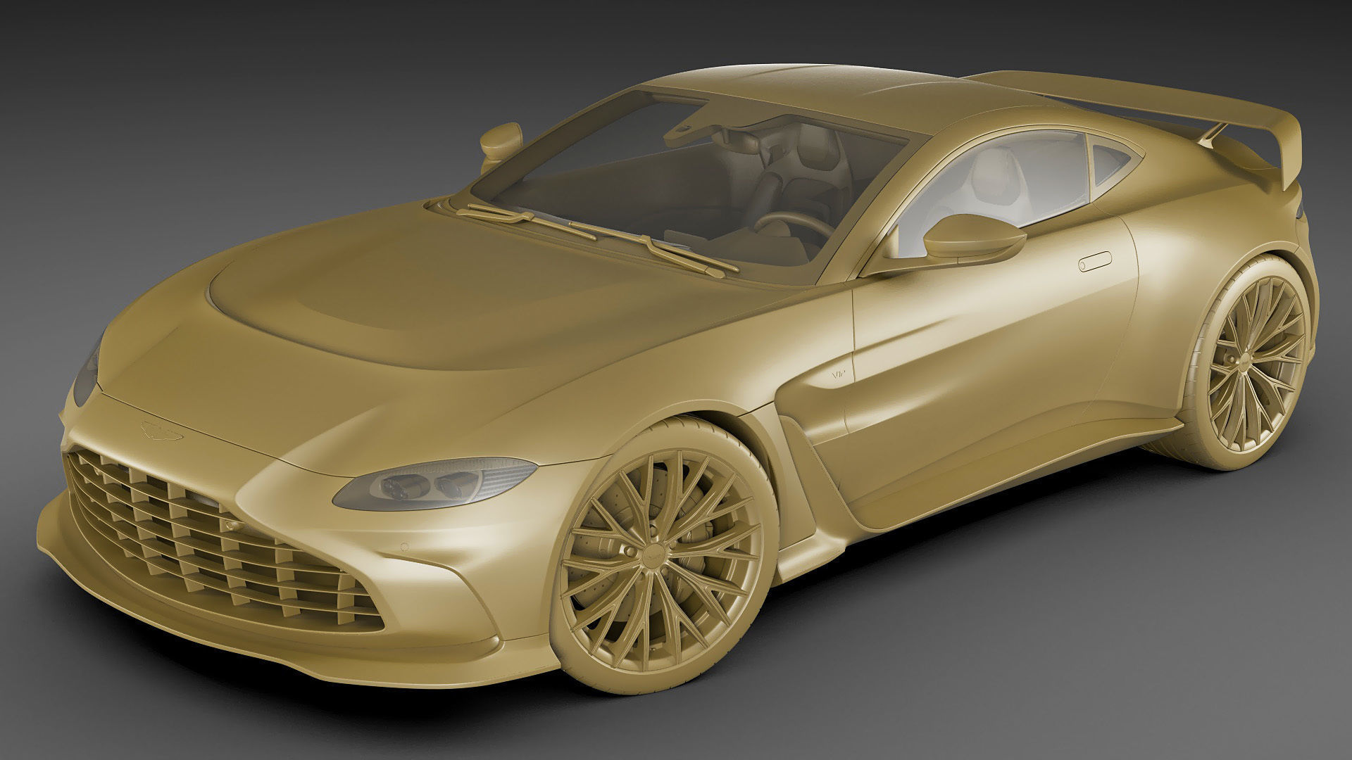 Aston Martin V12 Vantage 2023 3D model_21