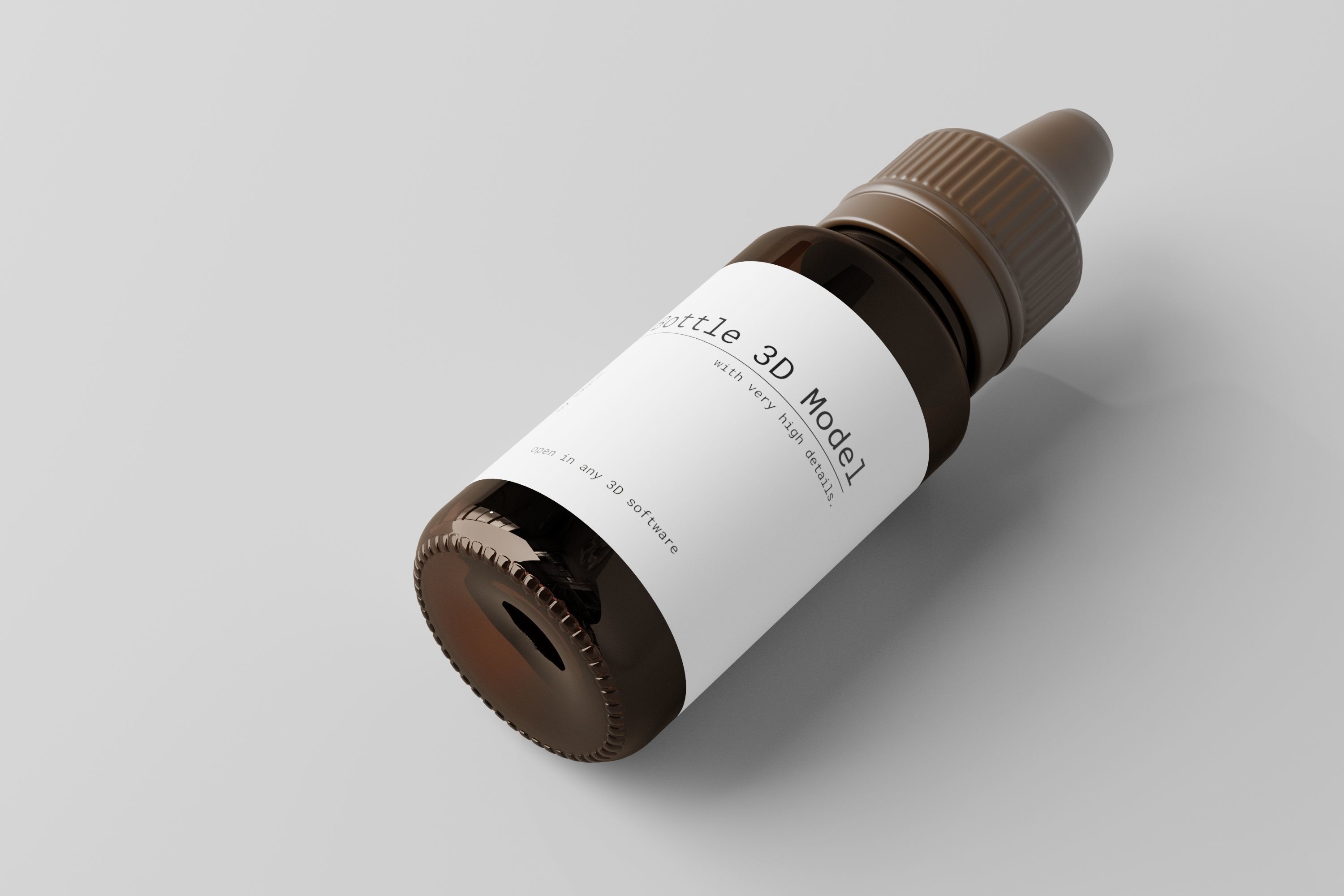 Dropper Bottle 3D model_5
