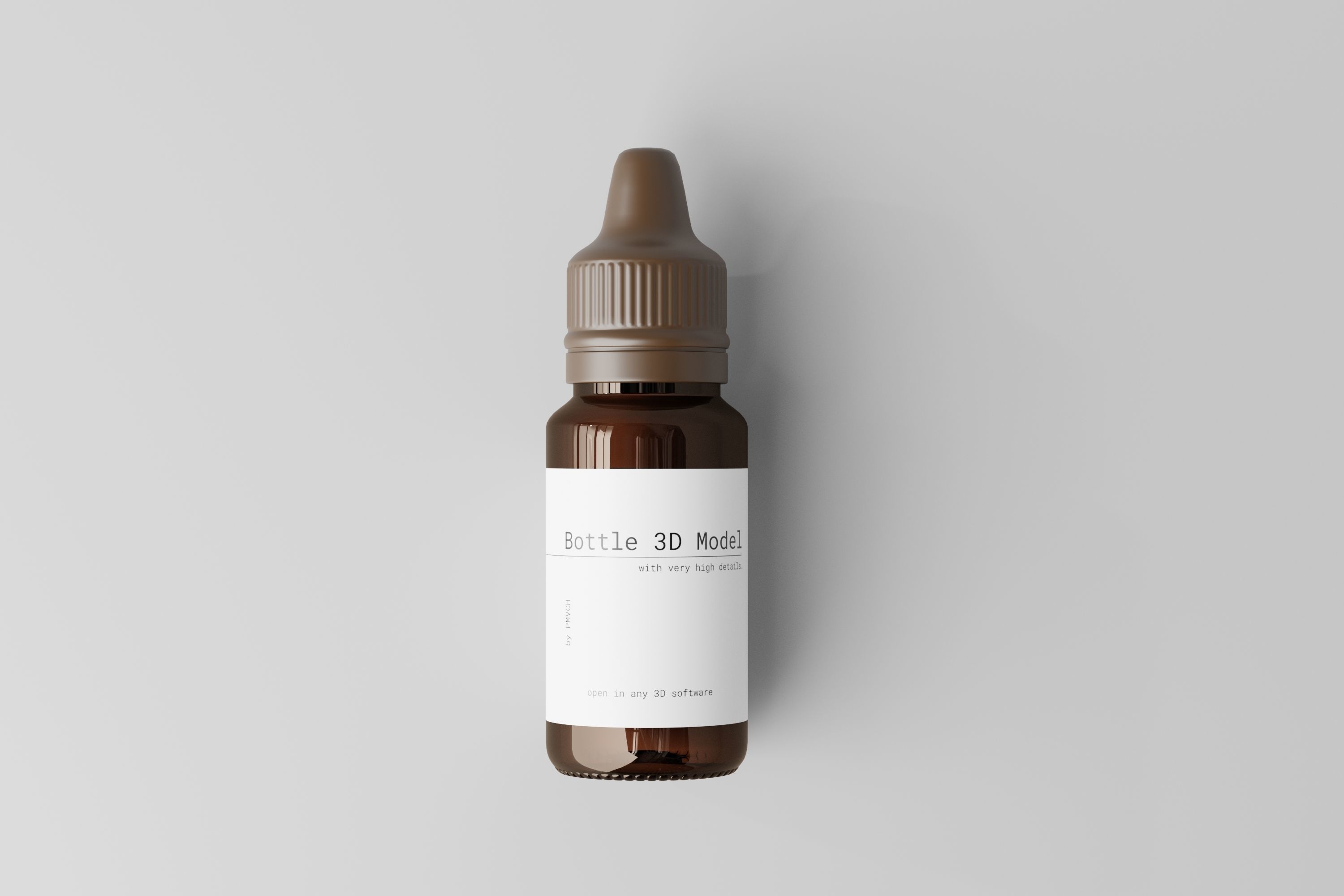 Dropper Bottle 3D model_4