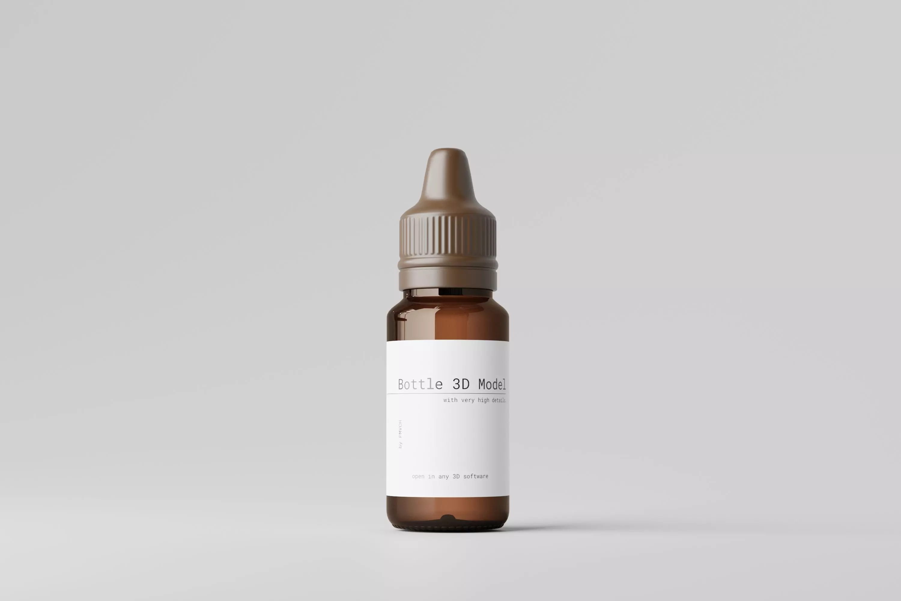 Dropper Bottle 3D model_0