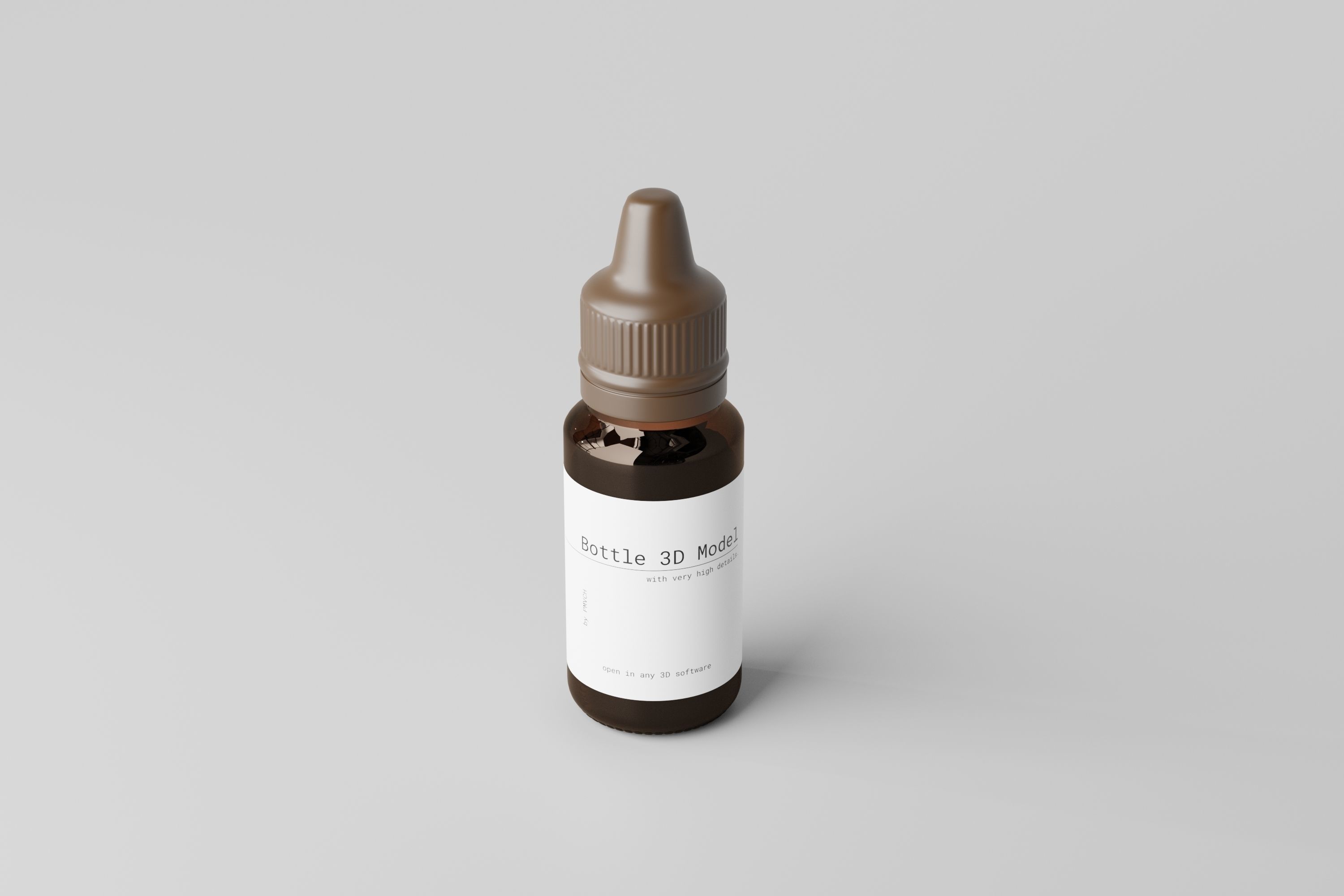 Dropper Bottle 3D model_3