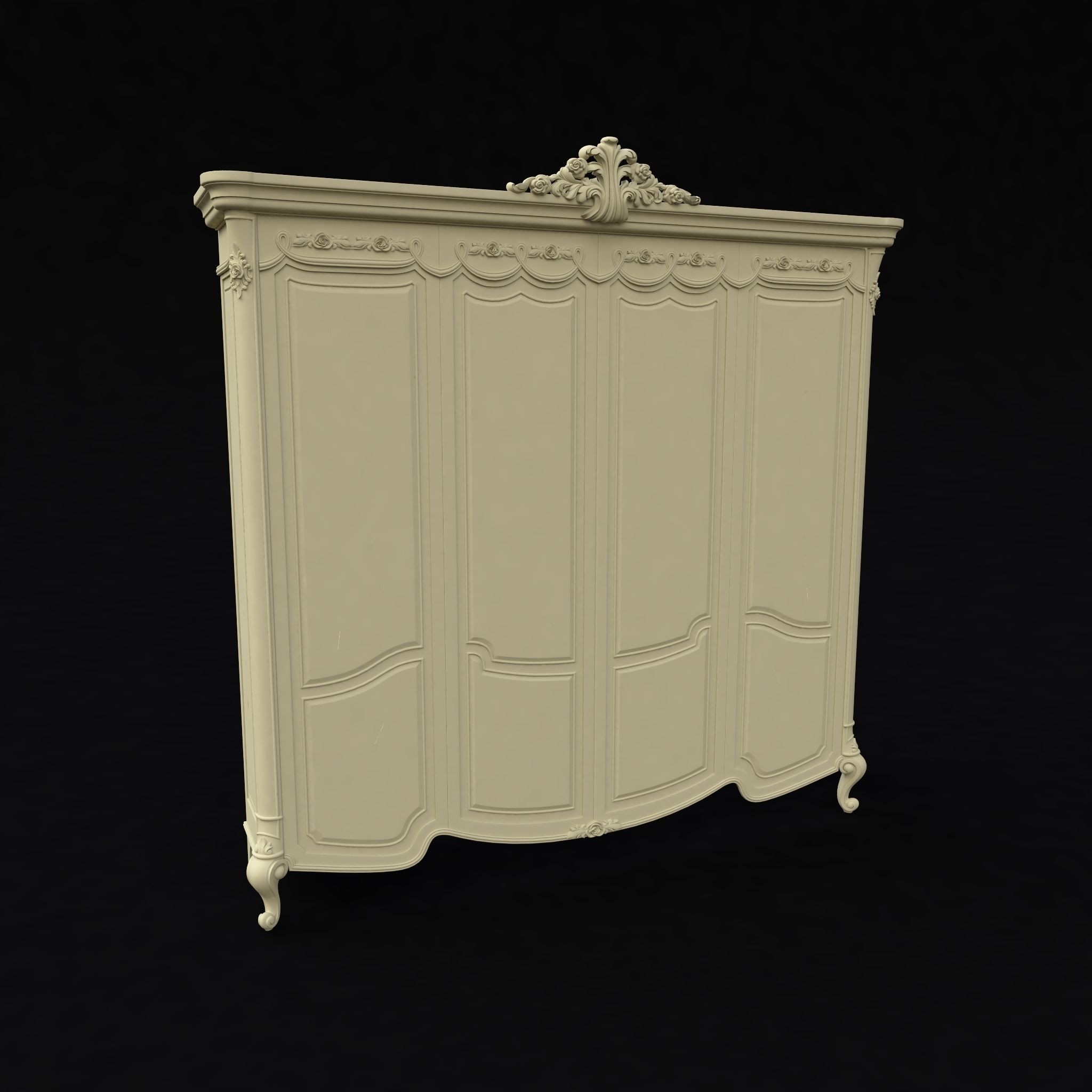 closet armoire 3D model_1