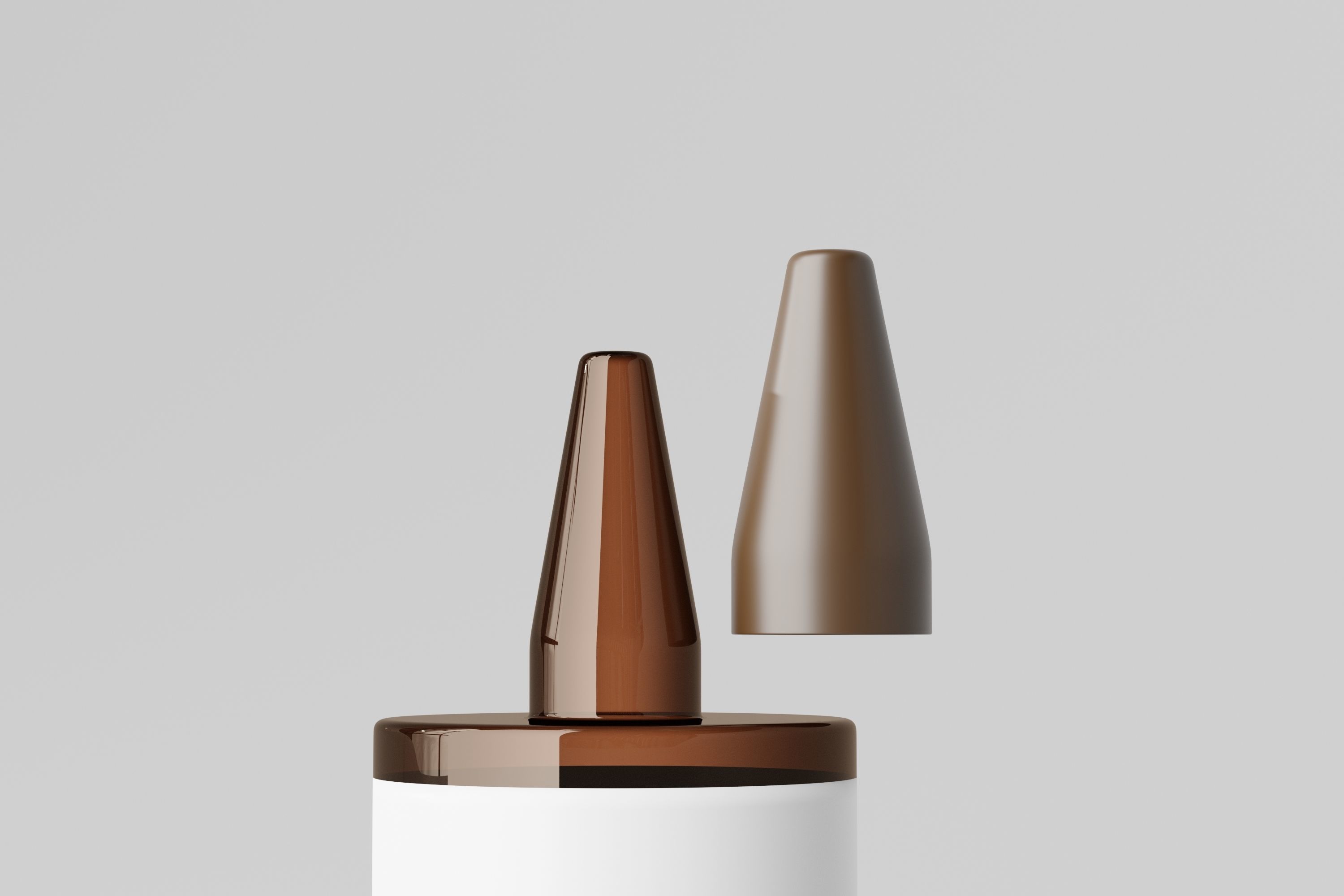 Bottle skin care mockup 3D model_2