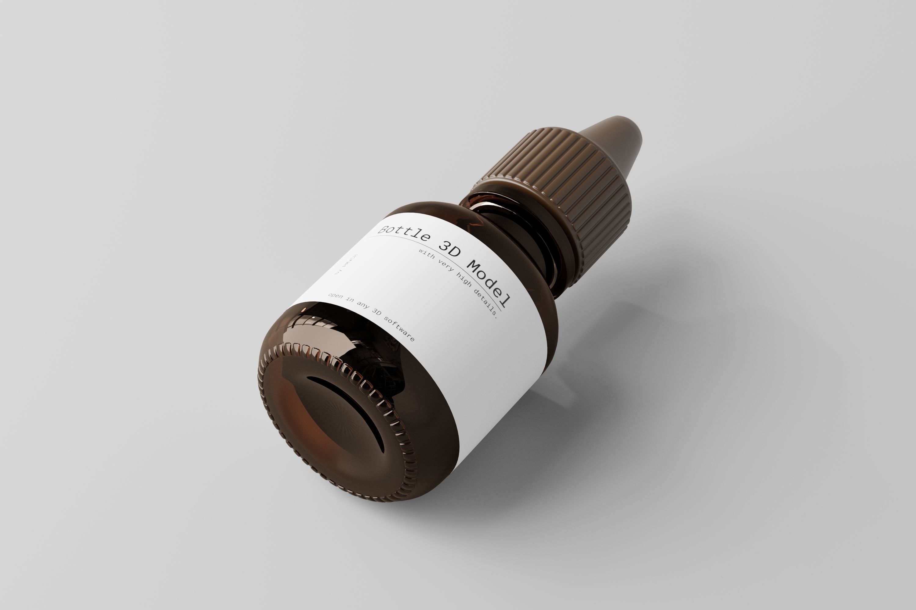 Dropper Bottle 3D model_5