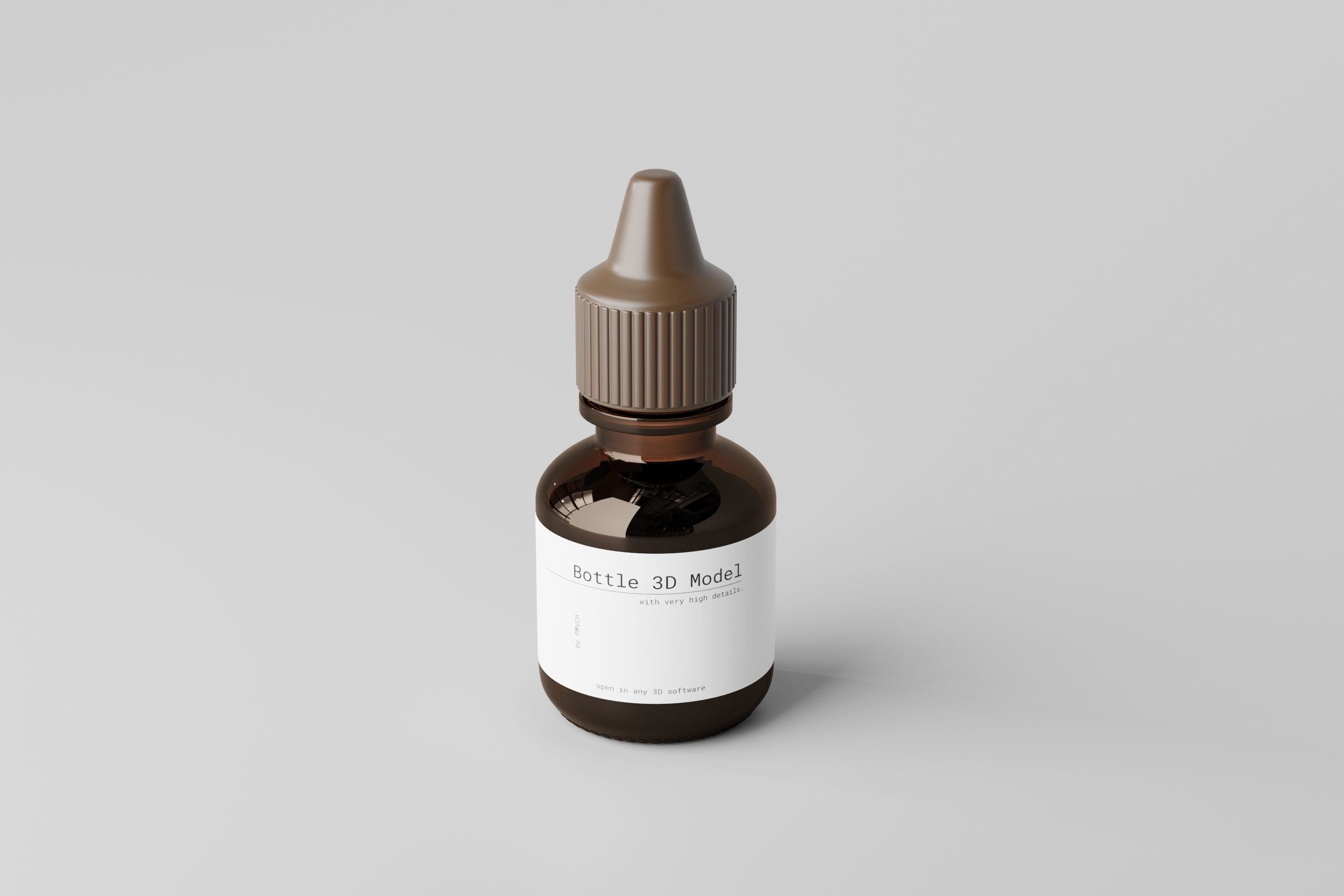 Dropper Bottle 3D model_3