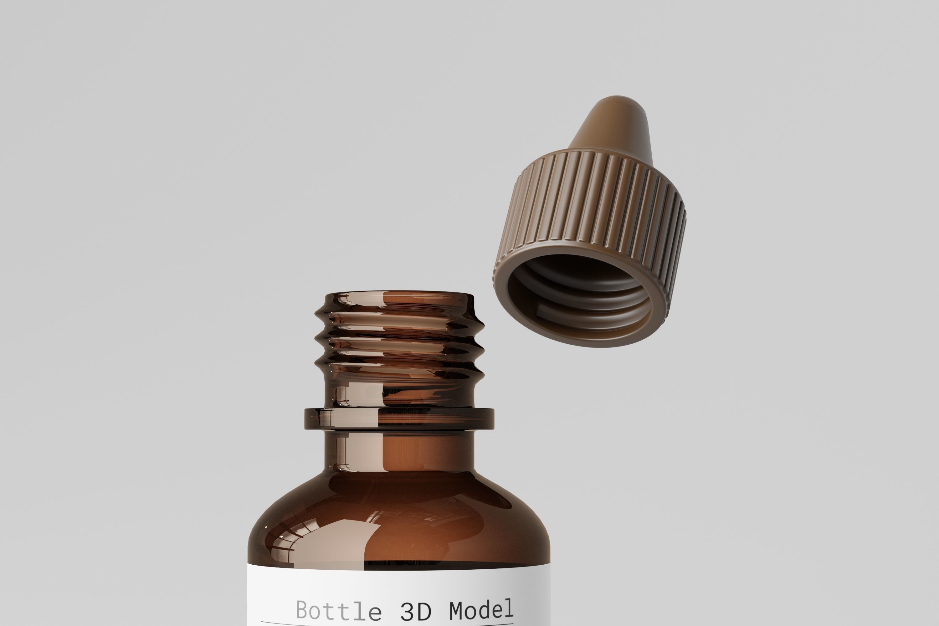 Dropper Bottle 3D model_2