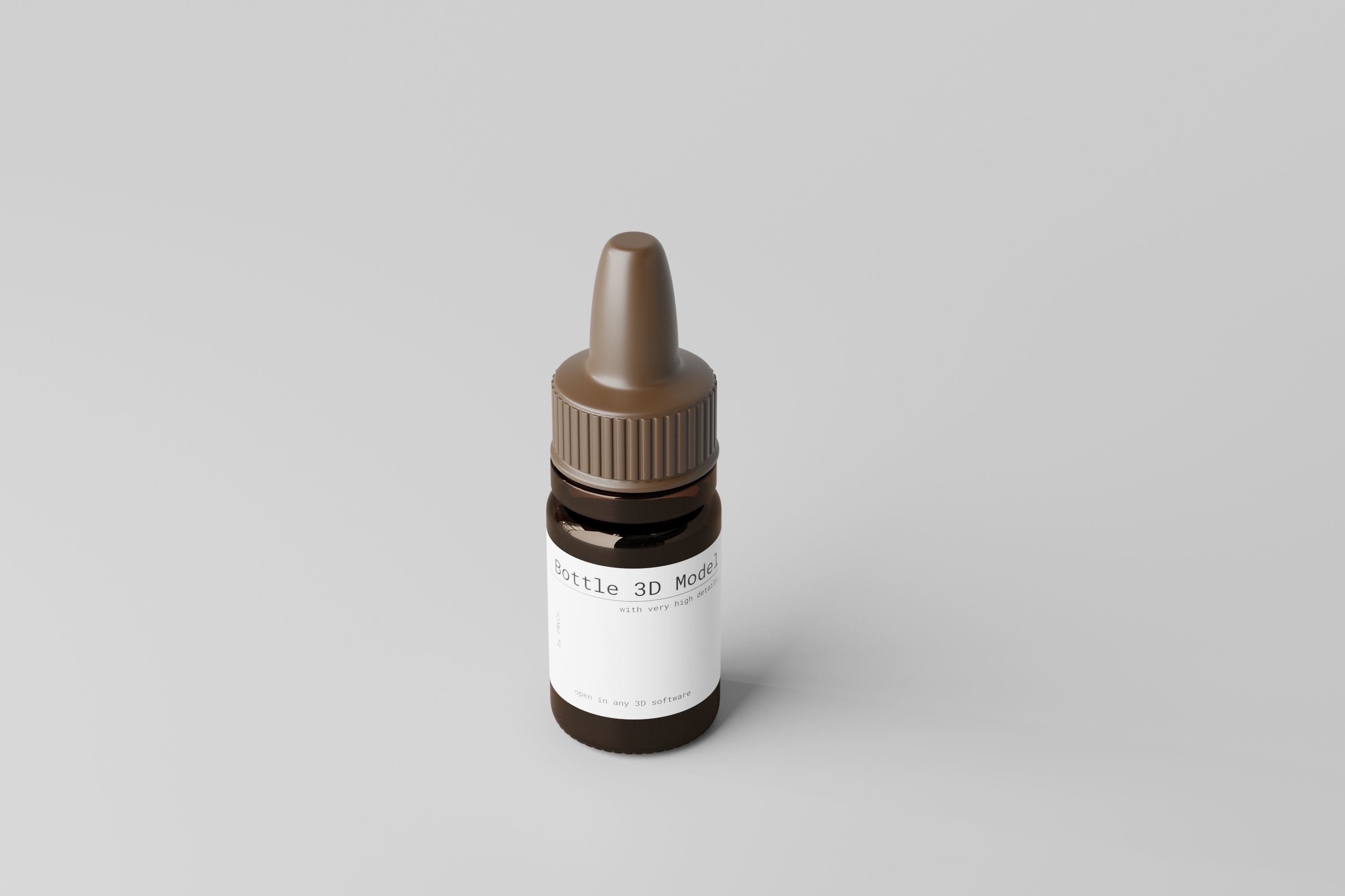 Dropper Bottle 3D model_2