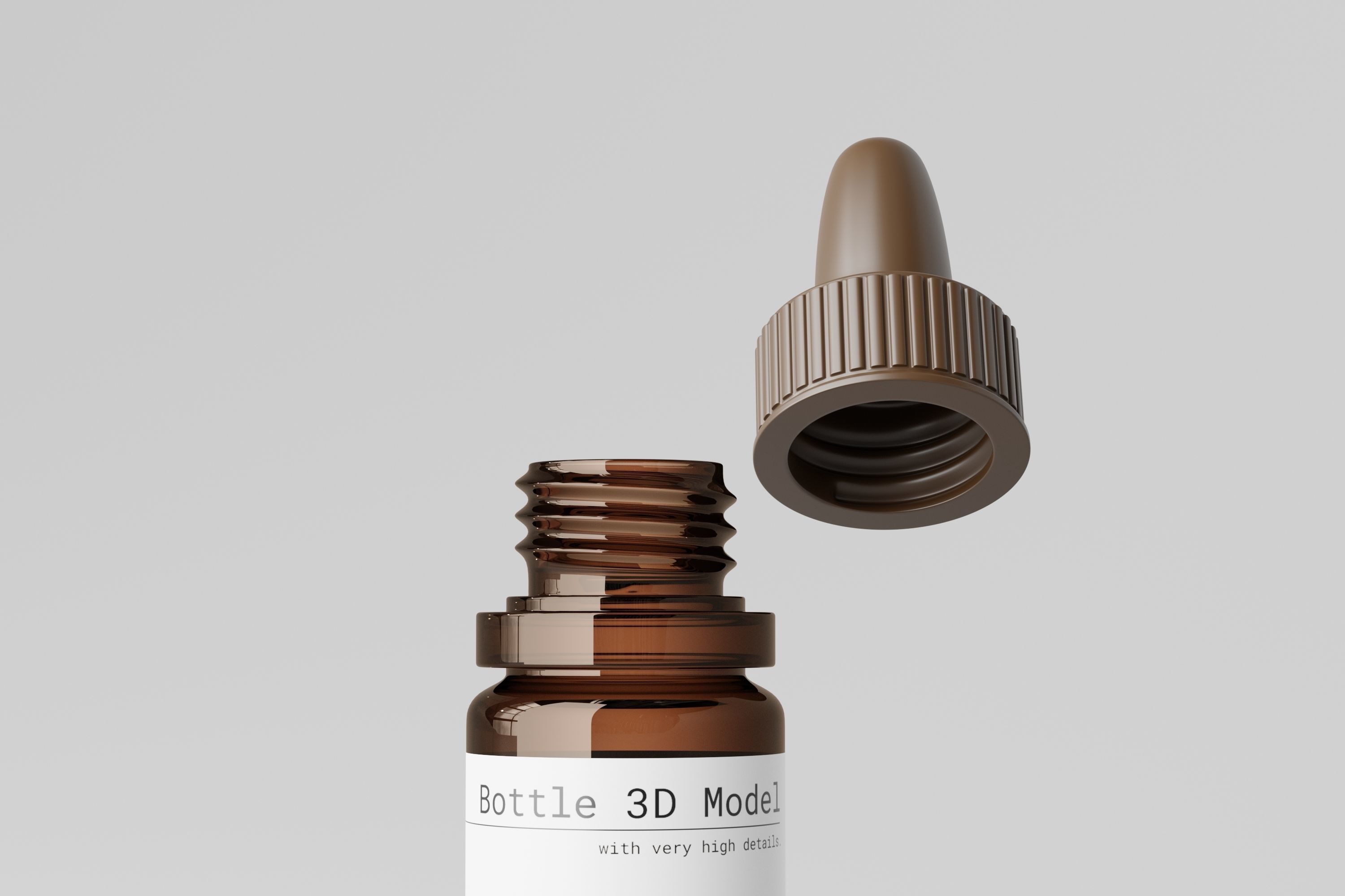 Dropper Bottle 3D model_4