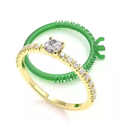 170 Etincelle Ring round cut