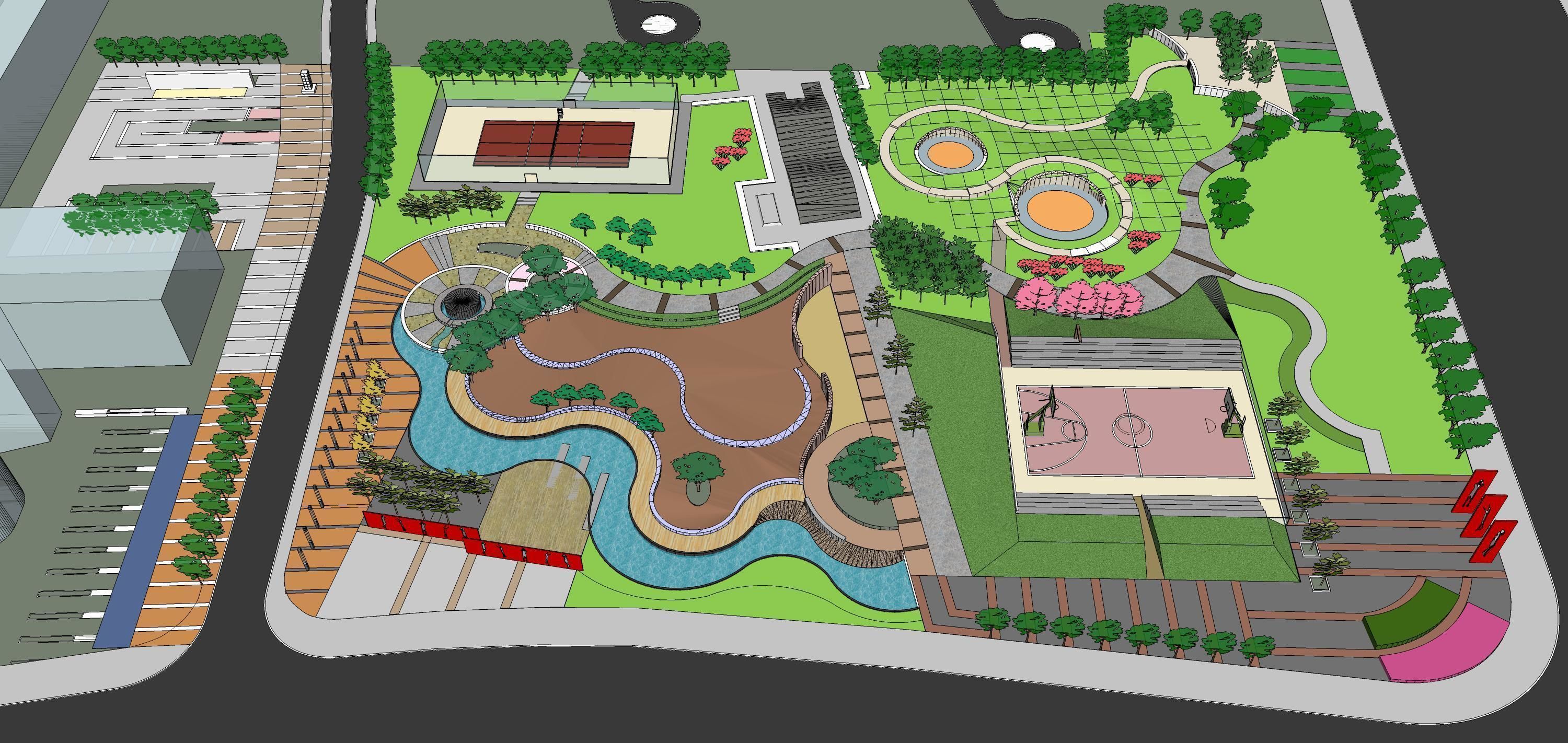 Sketchup Plaza 219 3D model_5