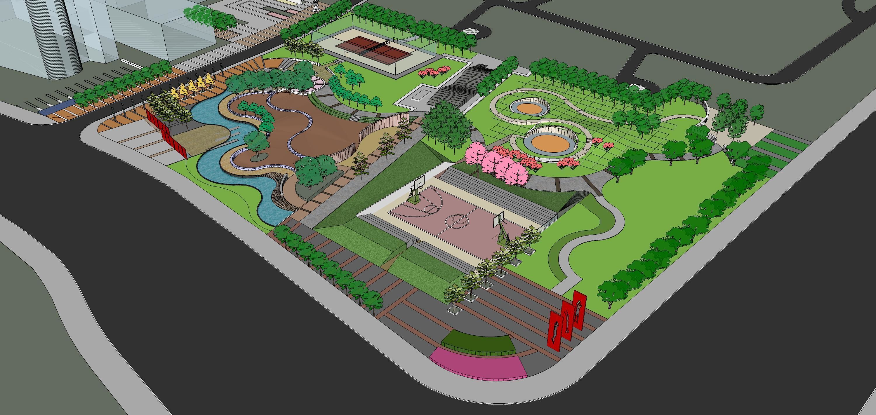 Sketchup Plaza 219 3D model_4