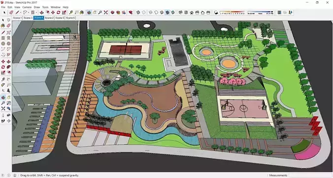 Sketchup Plaza 219 3D model