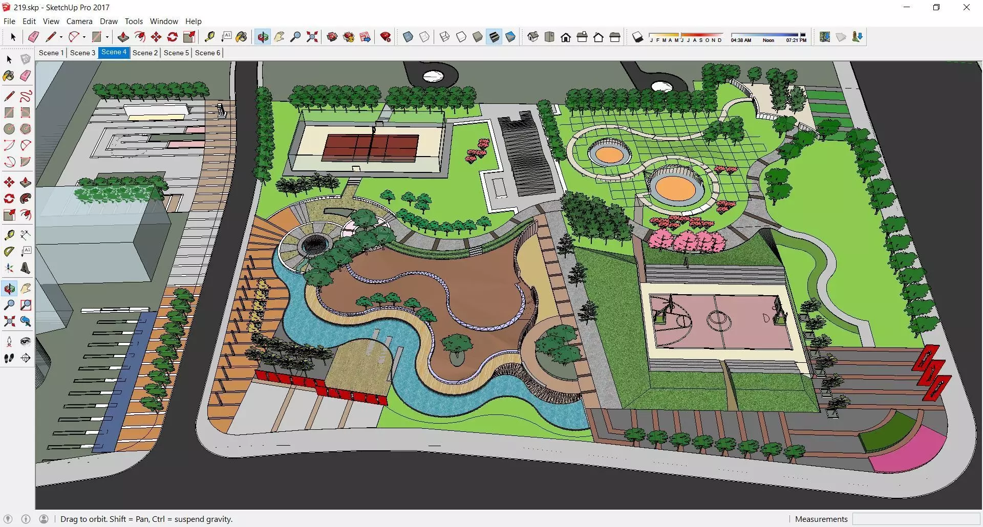 Sketchup Plaza 219 3D model_0