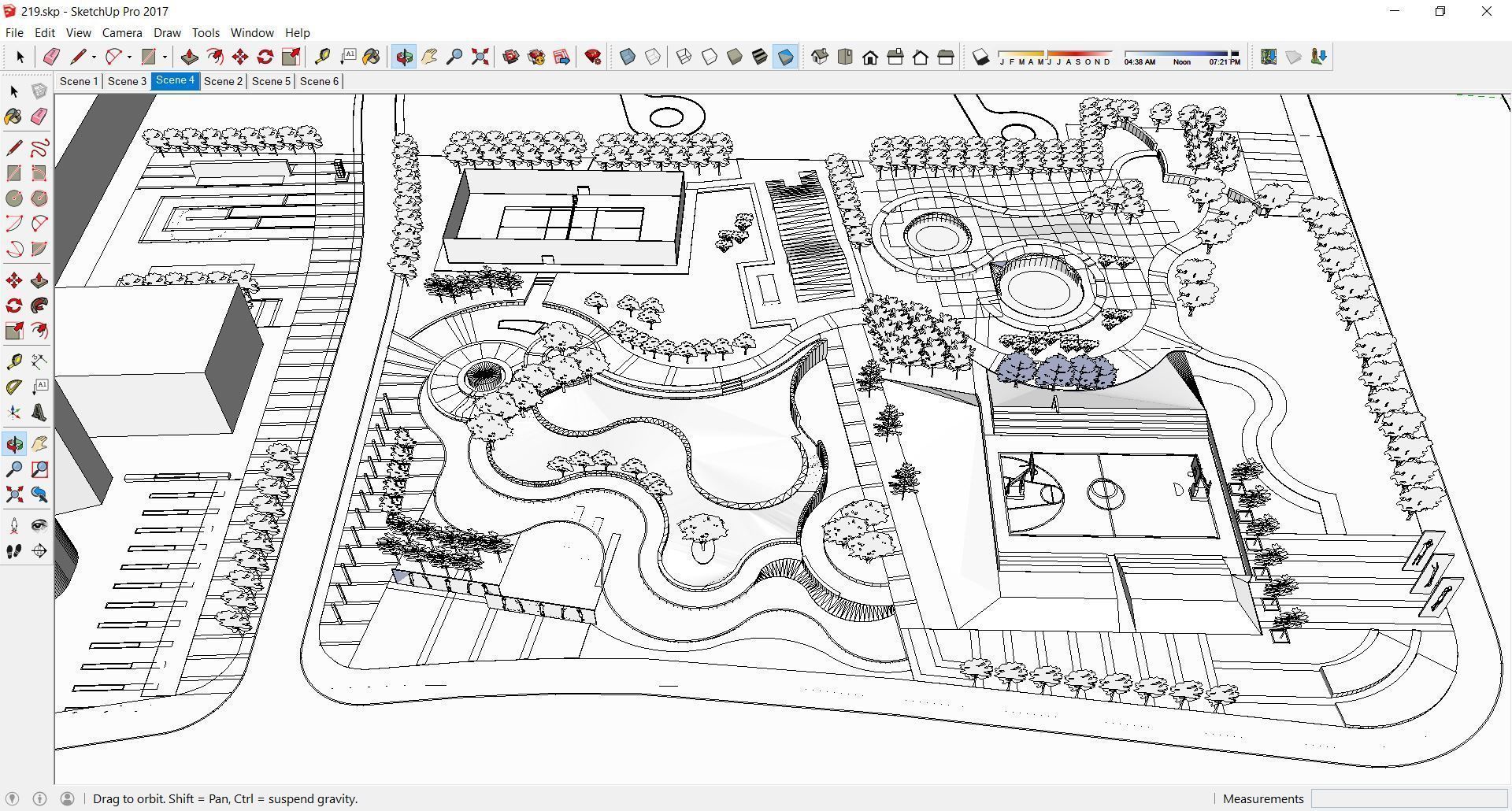 Sketchup Plaza 219 3D model_1