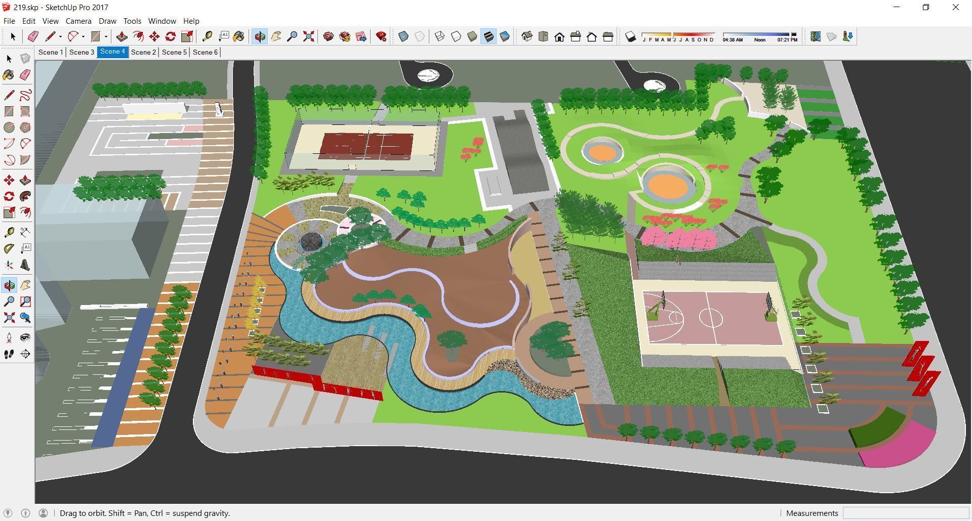 Sketchup Plaza 219 3D model_2