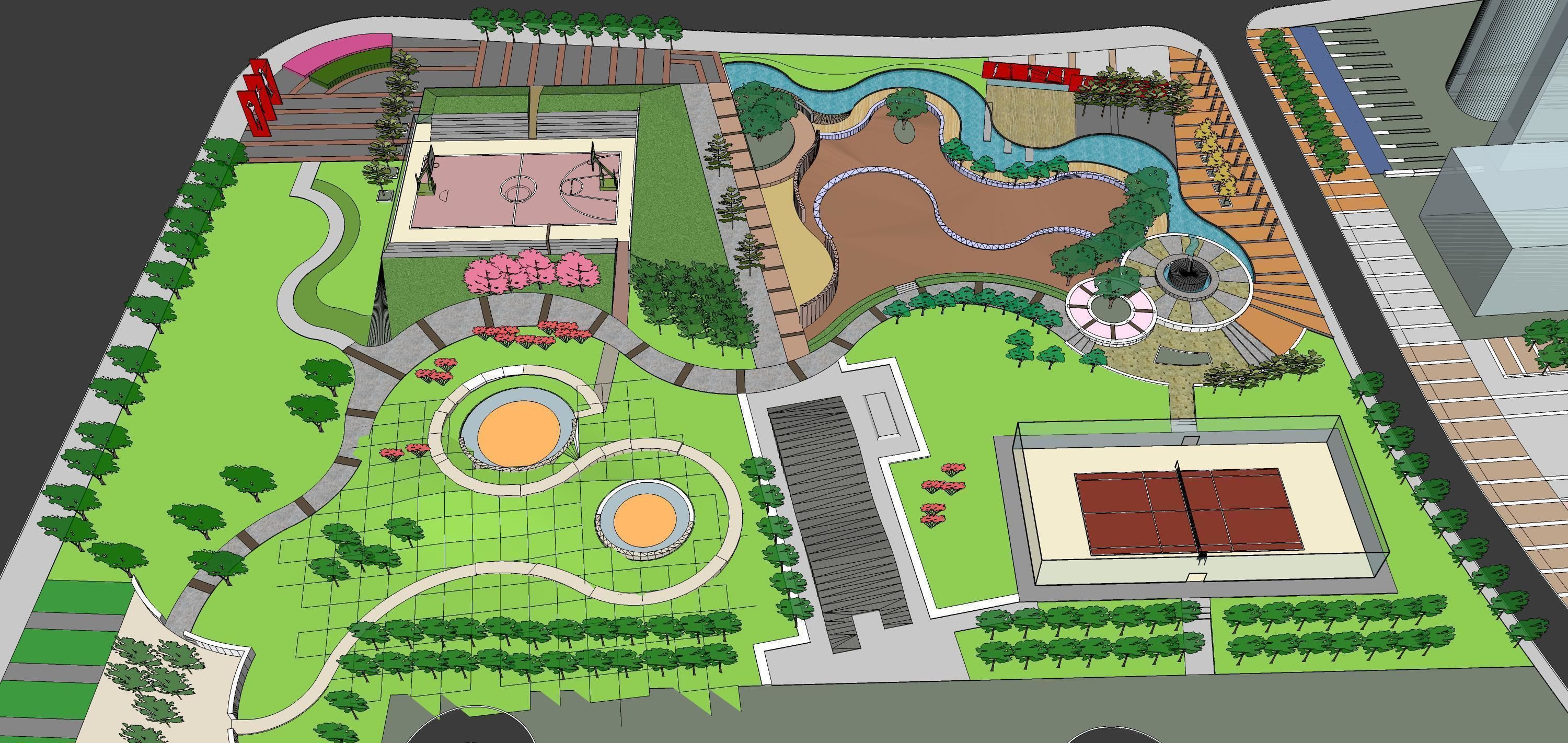 Sketchup Plaza 219 3D model_6