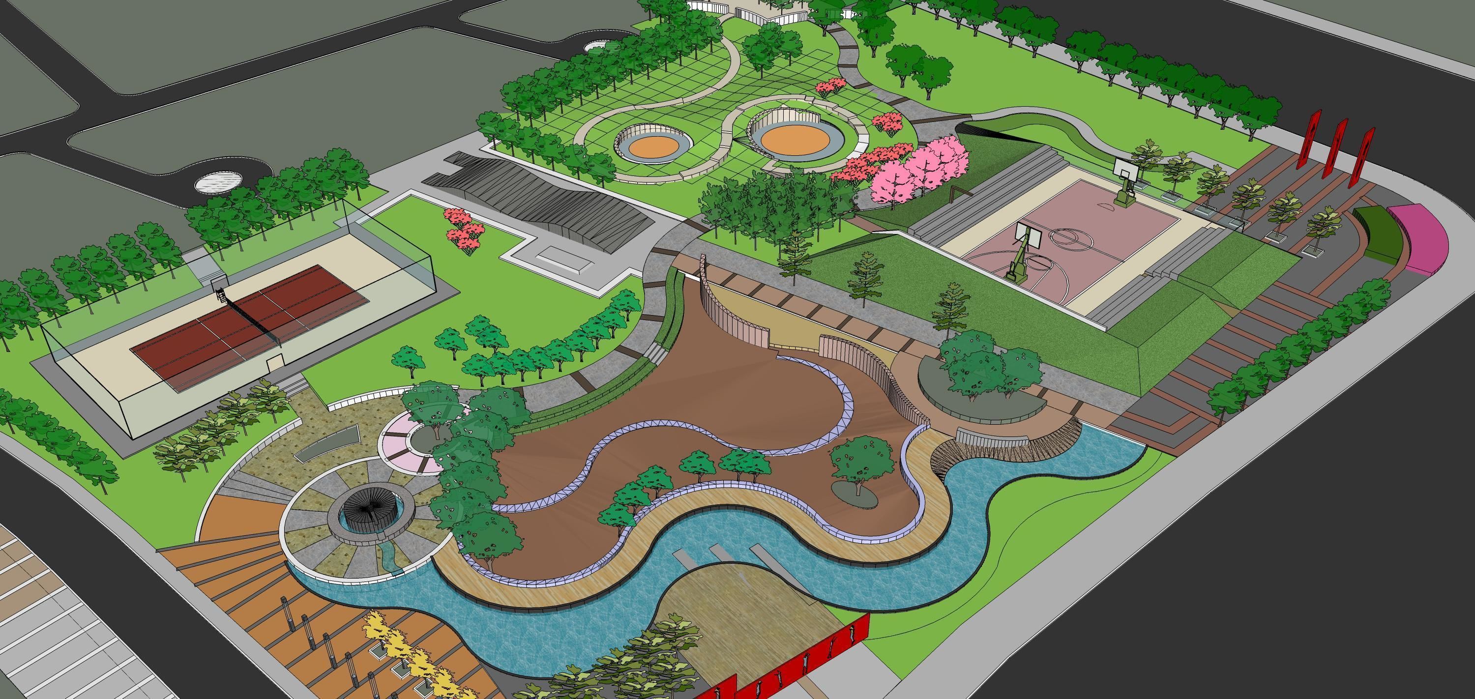 Sketchup Plaza 219 3D model_7