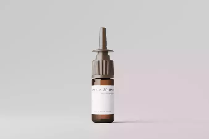 Nasal Spray Bottle 3D model