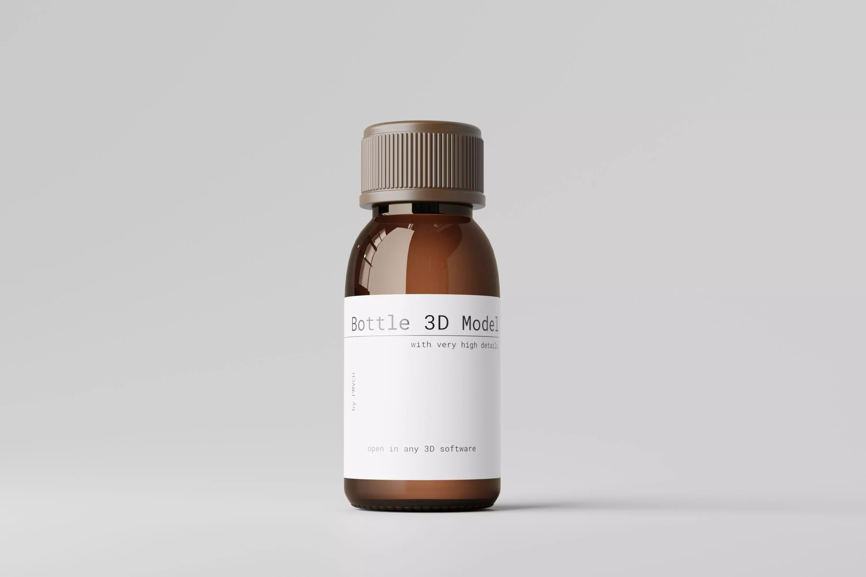 Medicine Bottle 3D model_0