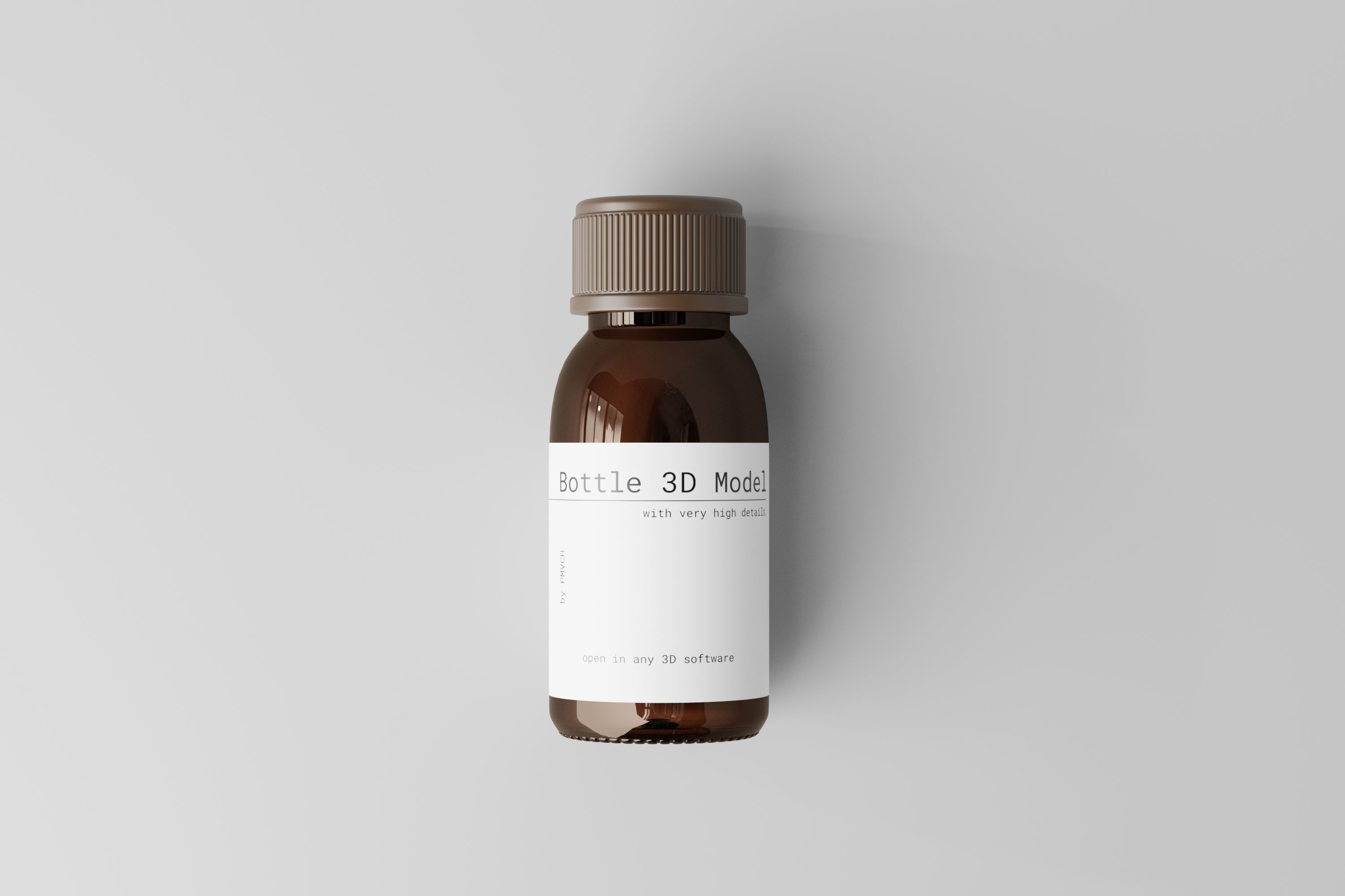 Medicine Bottle 3D model_4