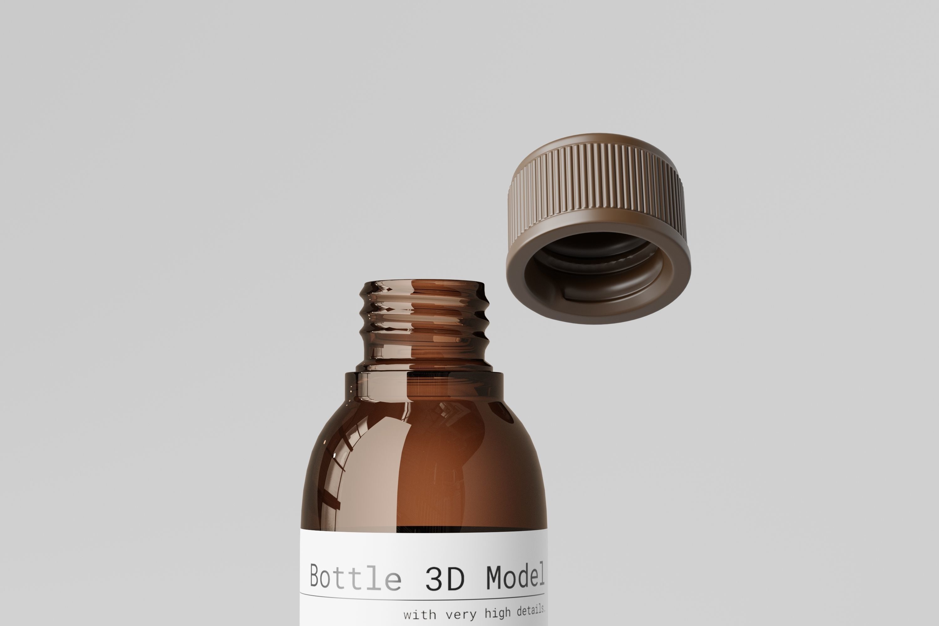 Medicine Bottle 3D model_2