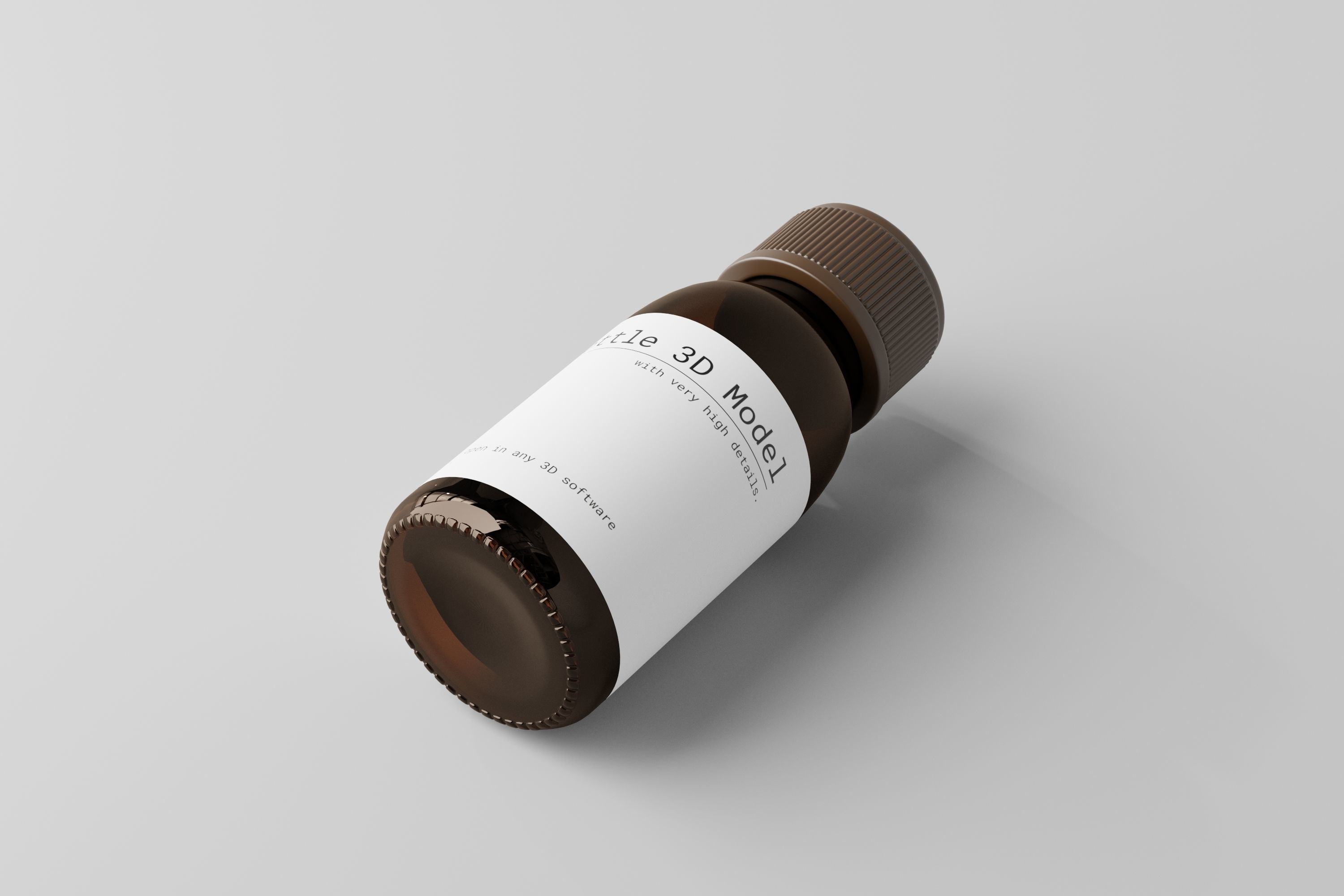 Medicine Bottle 3D model_5