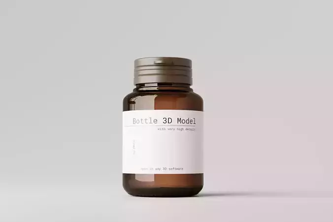 Medicine Bottle 3D model
