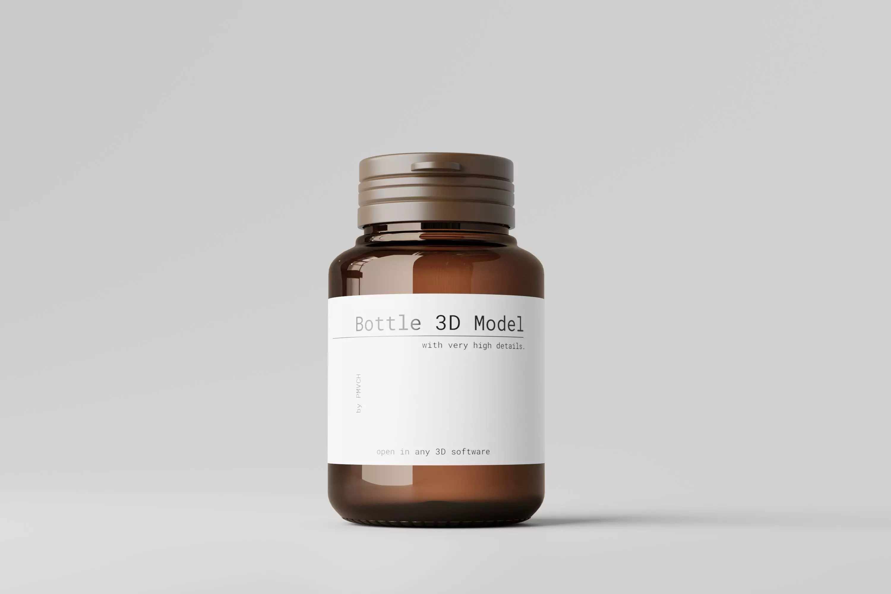Medicine Bottle 3D model_0