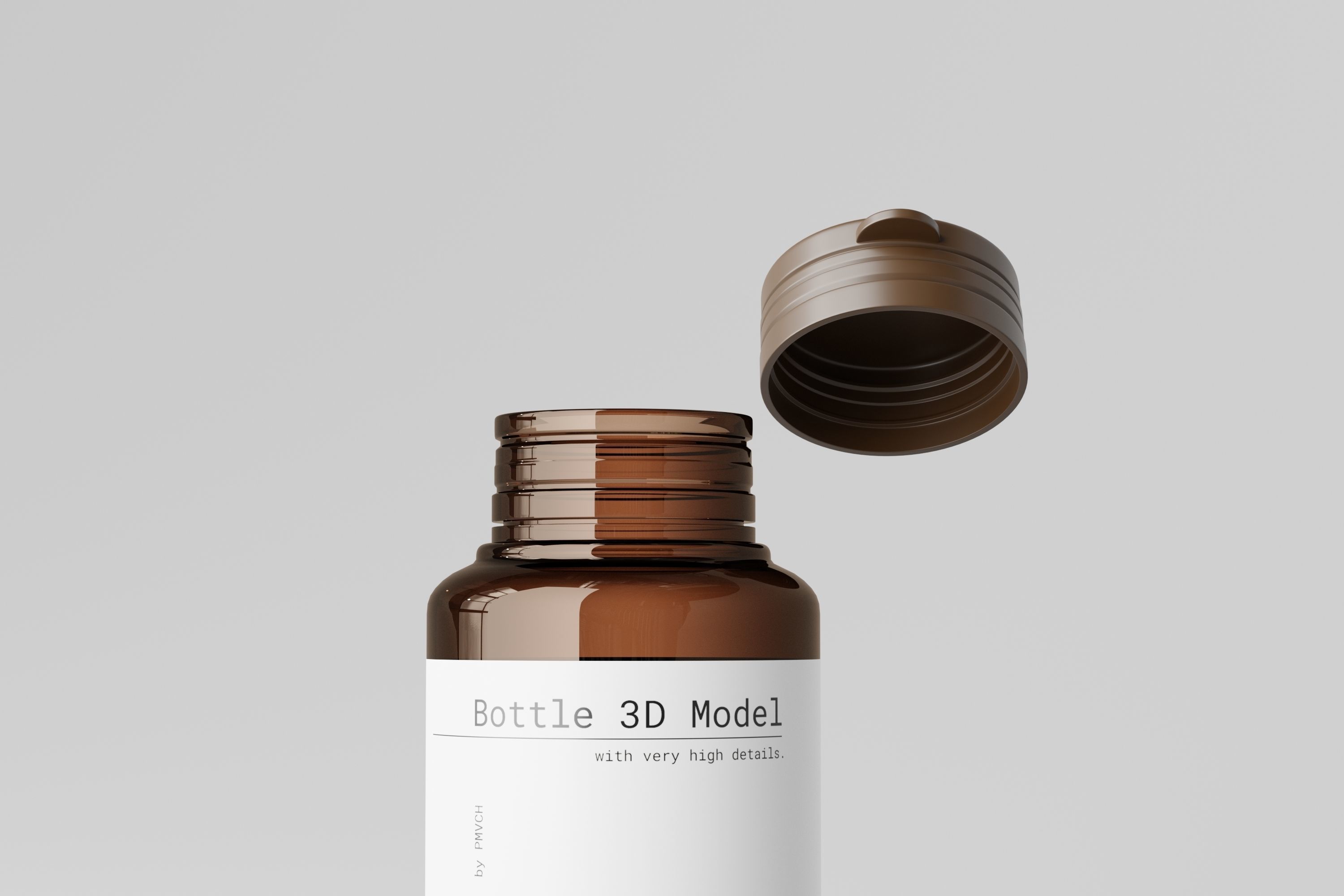Medicine Bottle 3D model_2