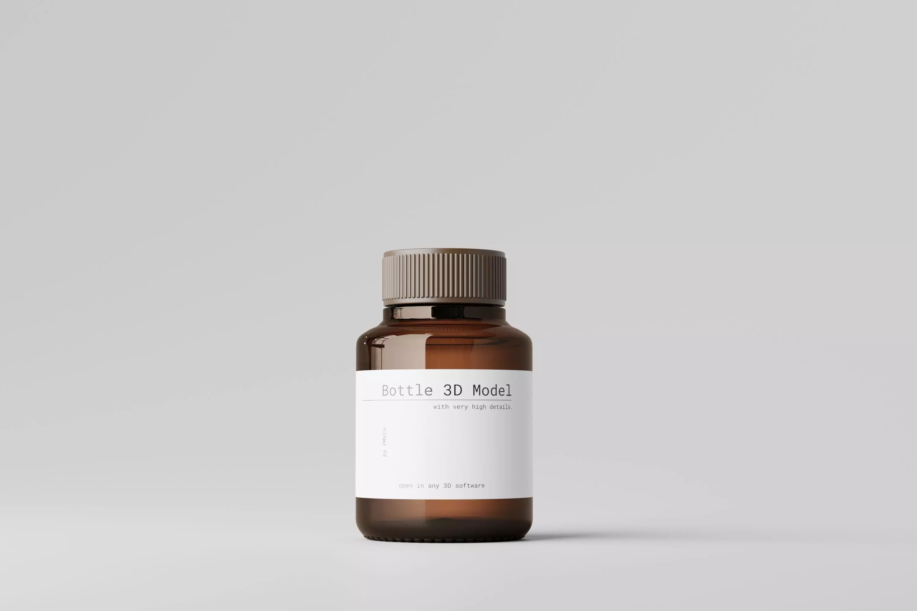 Medicine Bottle 3D model_0