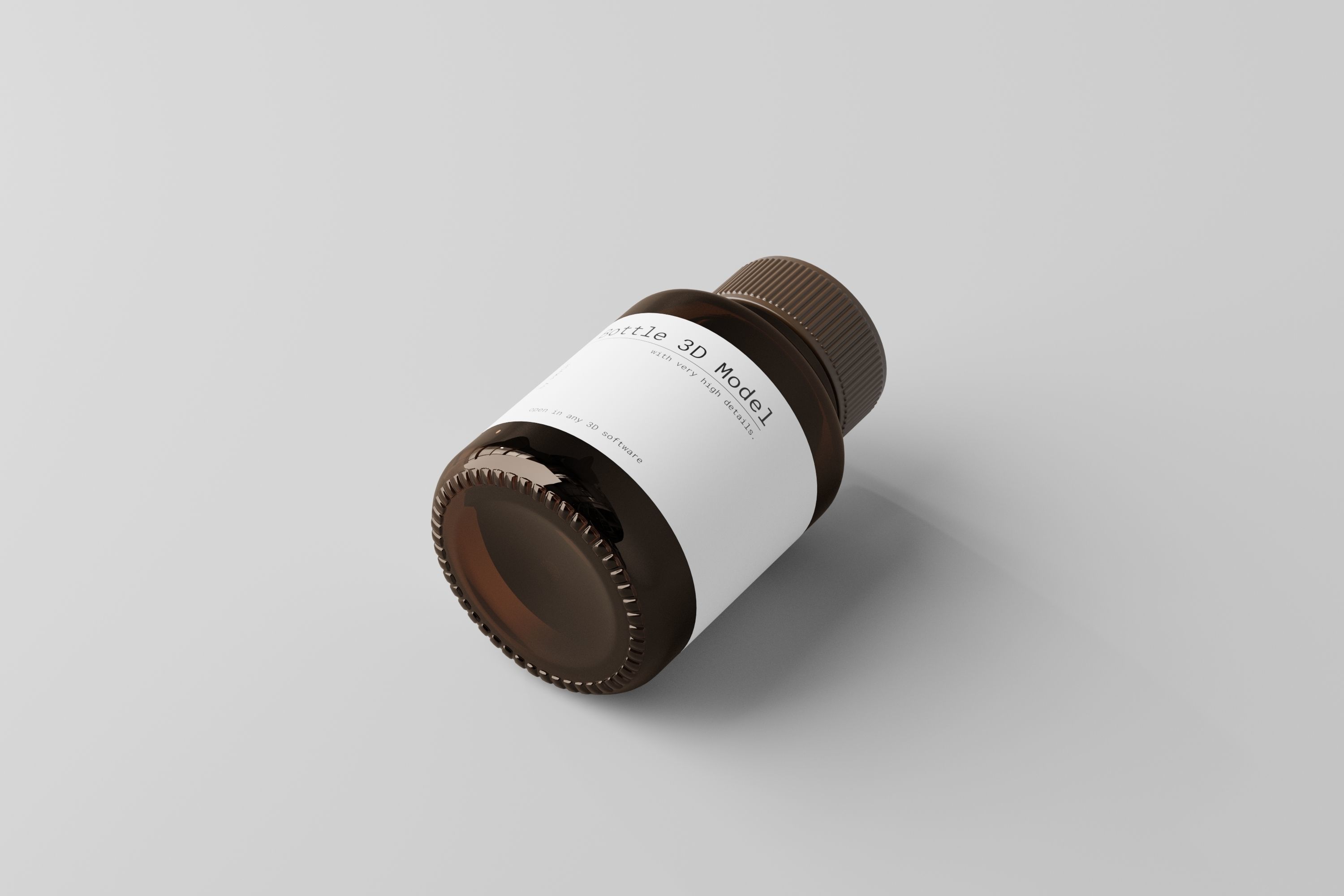 Medicine Bottle 3D model_5