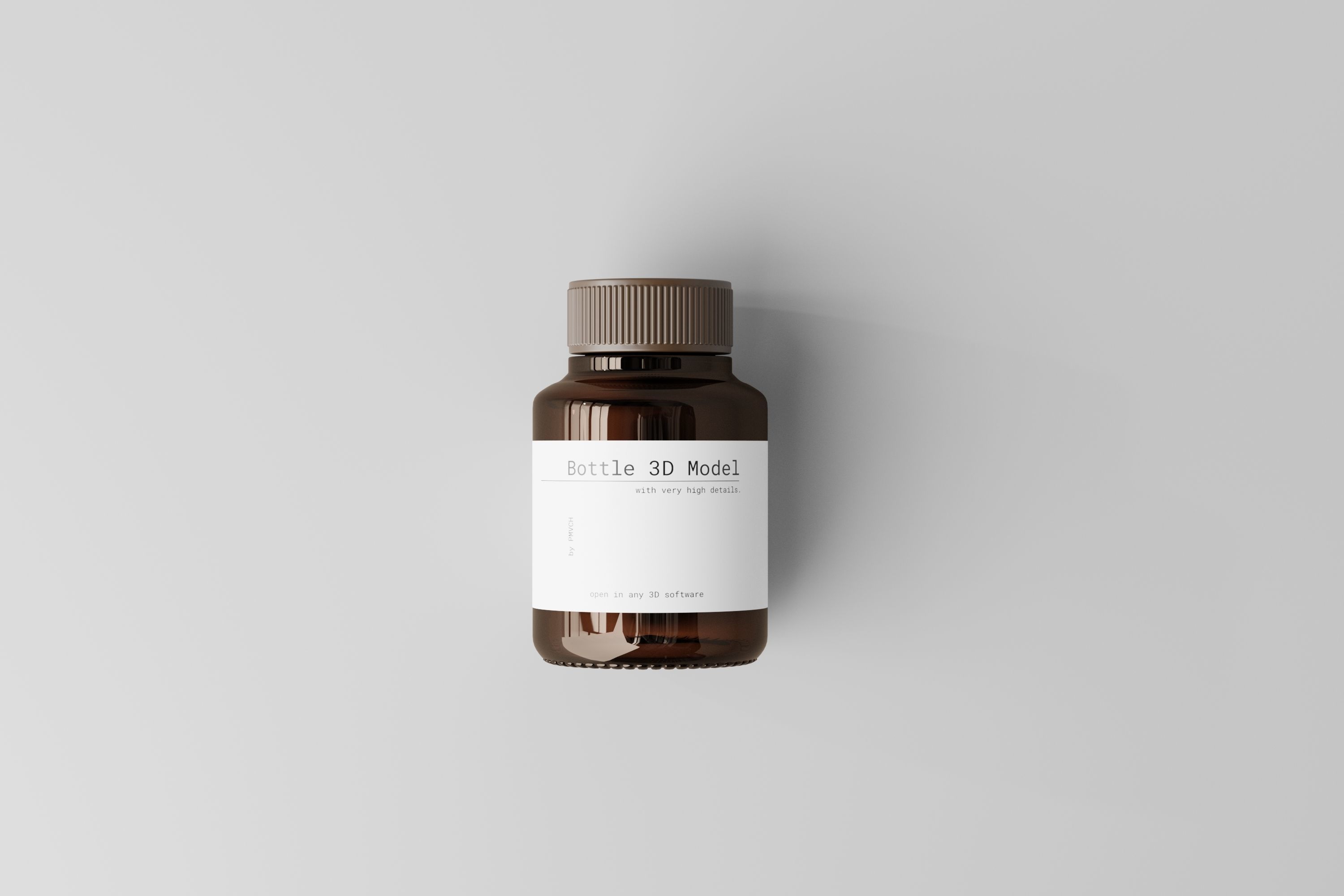 Medicine Bottle 3D model_4