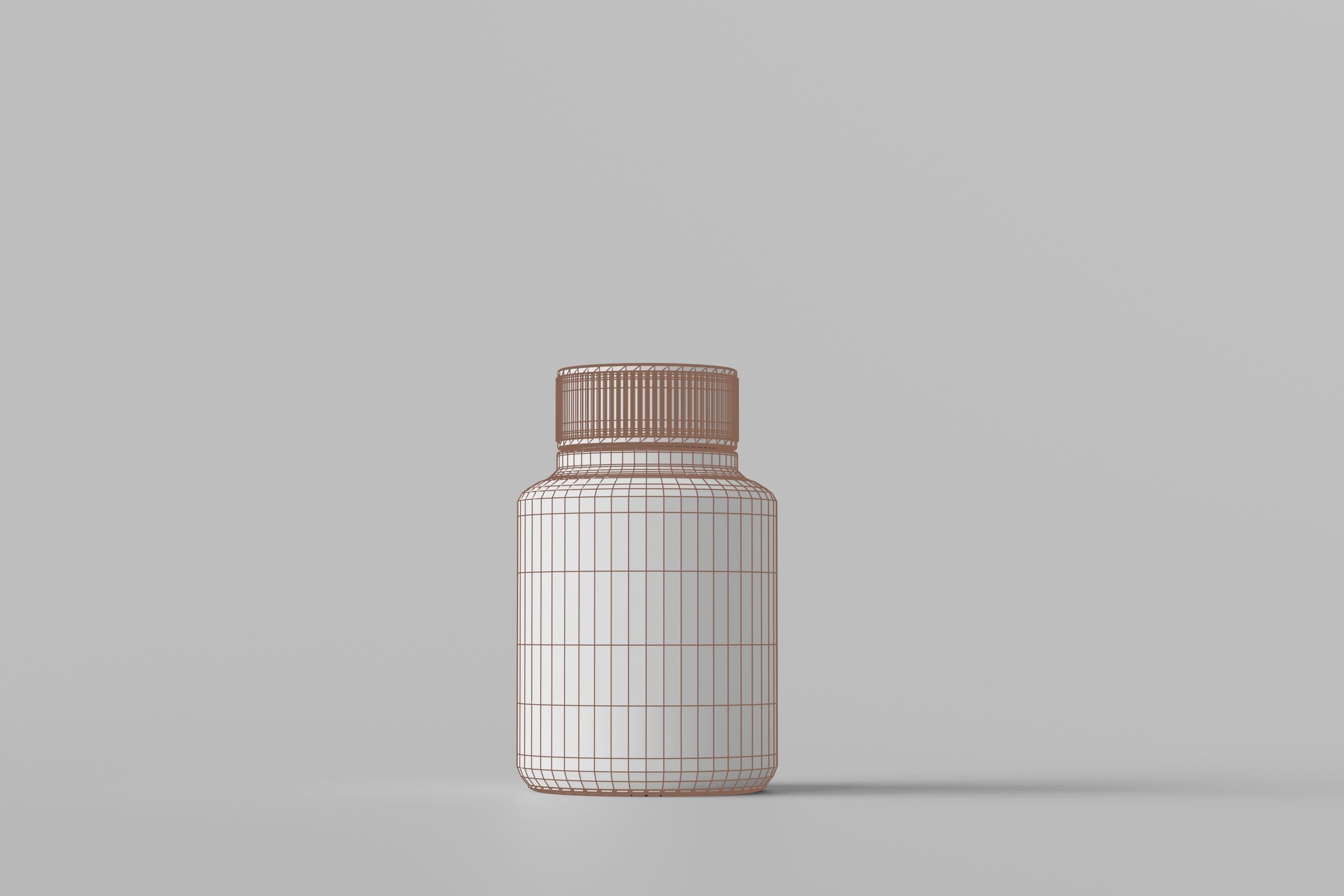 Medicine Bottle 3D model_6