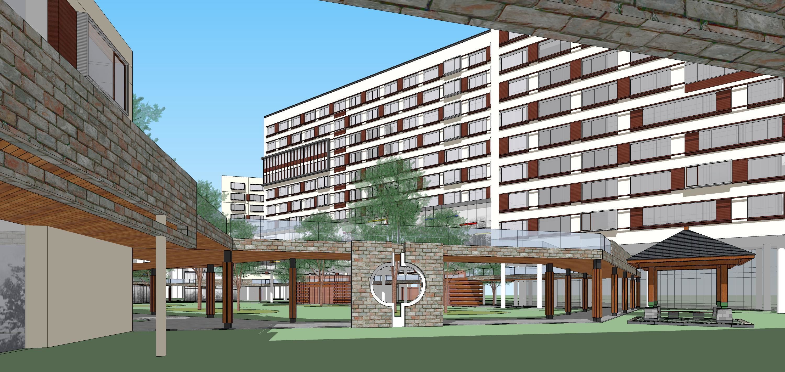 Sketchup Residential Complex 225 3D model_4