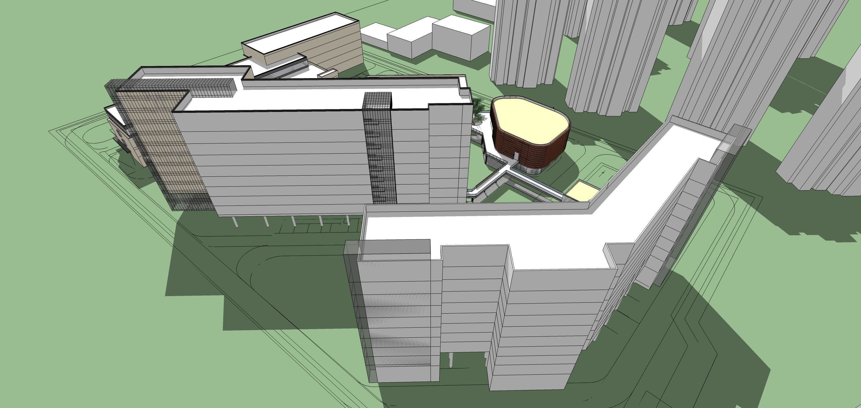 Sketchup Residential Complex 225 3D model_8