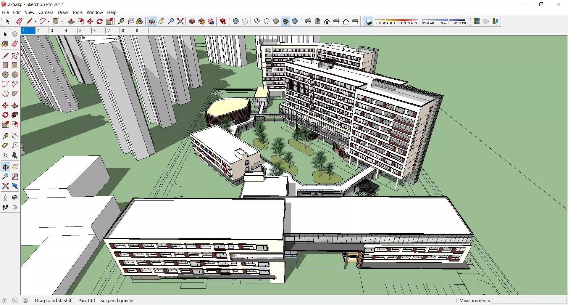 Sketchup Residential Complex 225 3D model_0