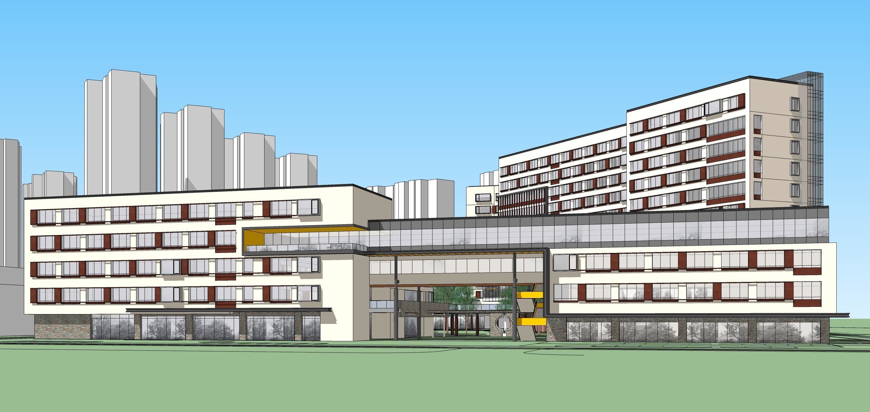Sketchup Residential Complex 225 3D model_5