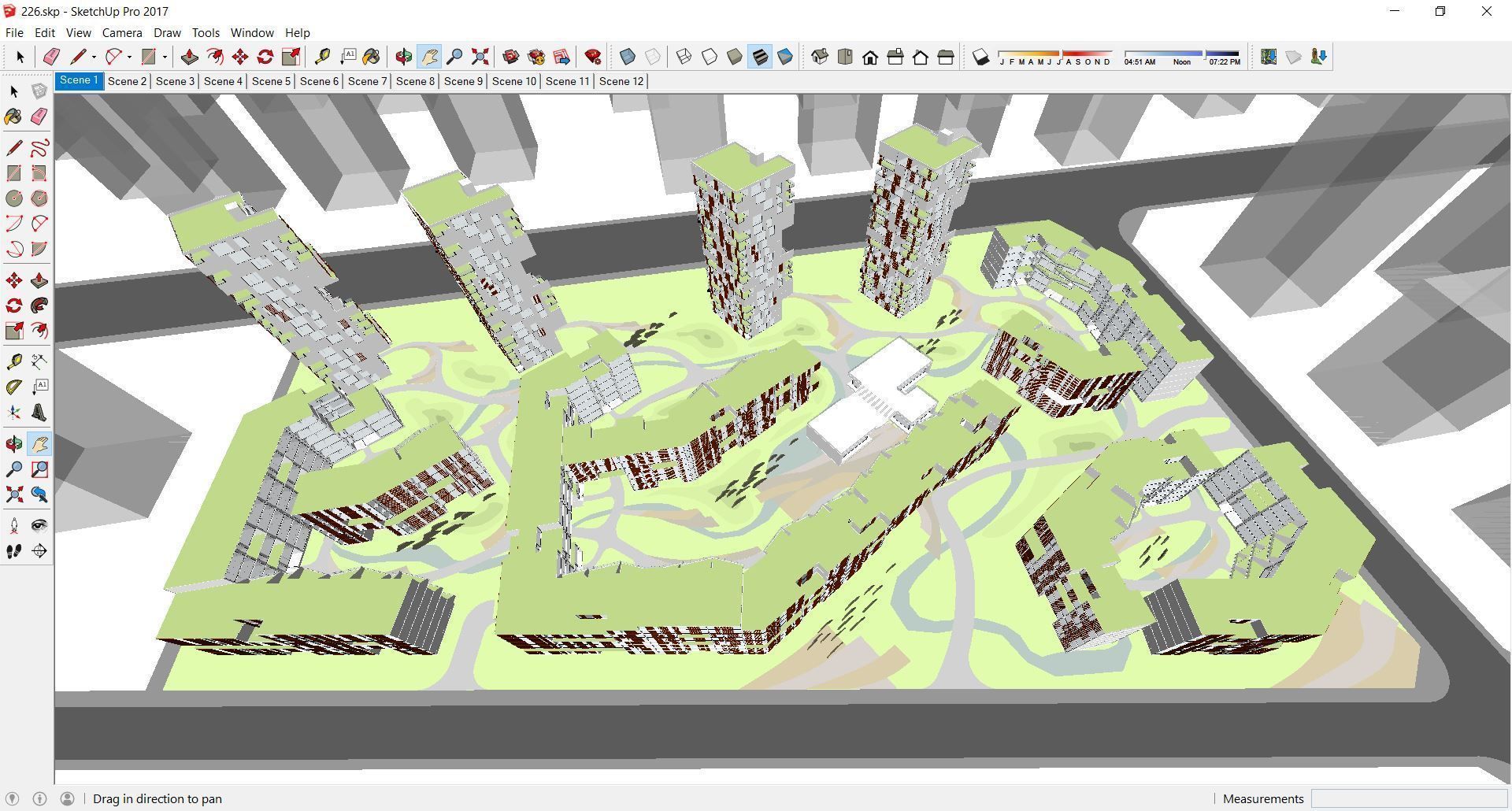 Sketchup Residential Complex 226 3D model_2