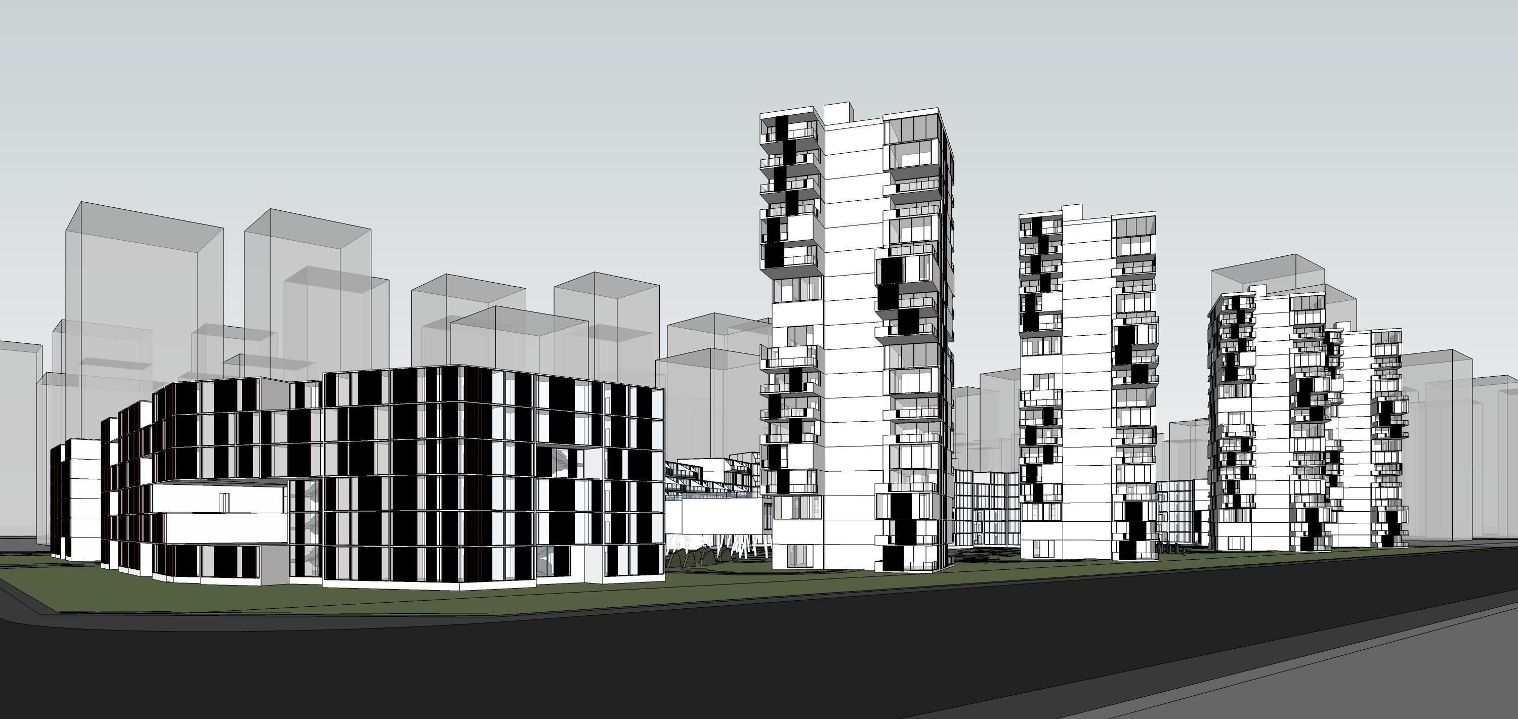 Sketchup Residential Complex 226 3D model_10