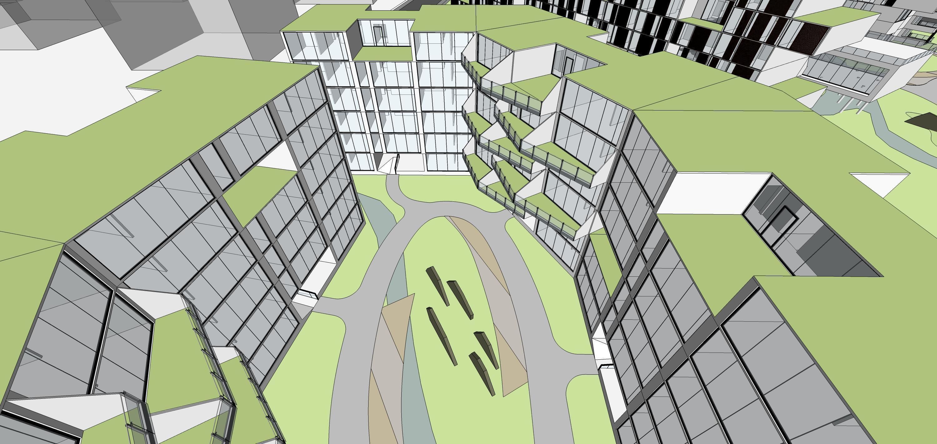 Sketchup Residential Complex 226 3D model_9