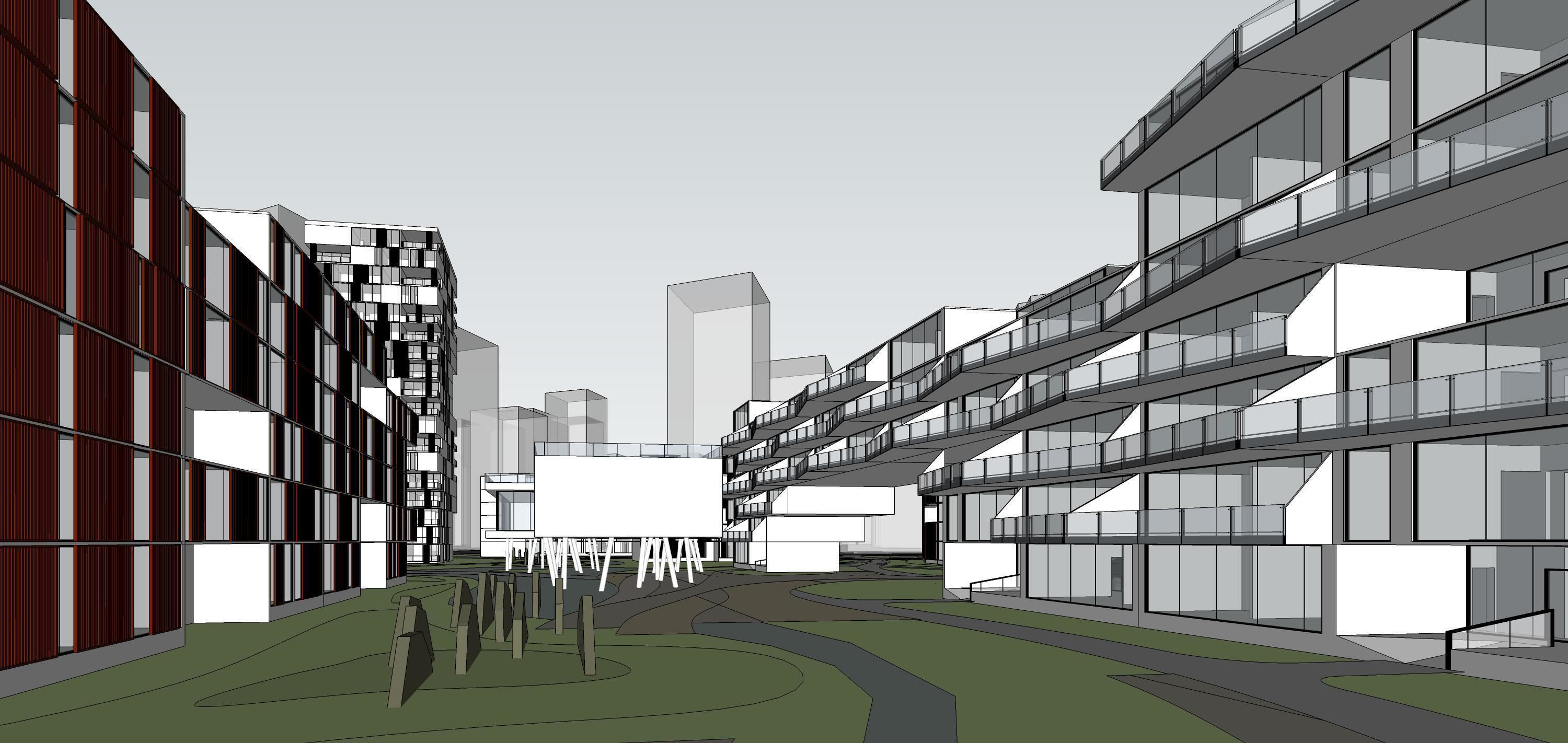 Sketchup Residential Complex 226 3D model_11